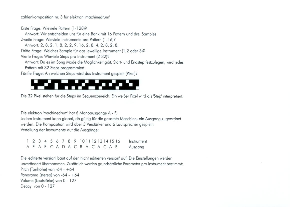 Scans der verwendeten Pixelstreifen