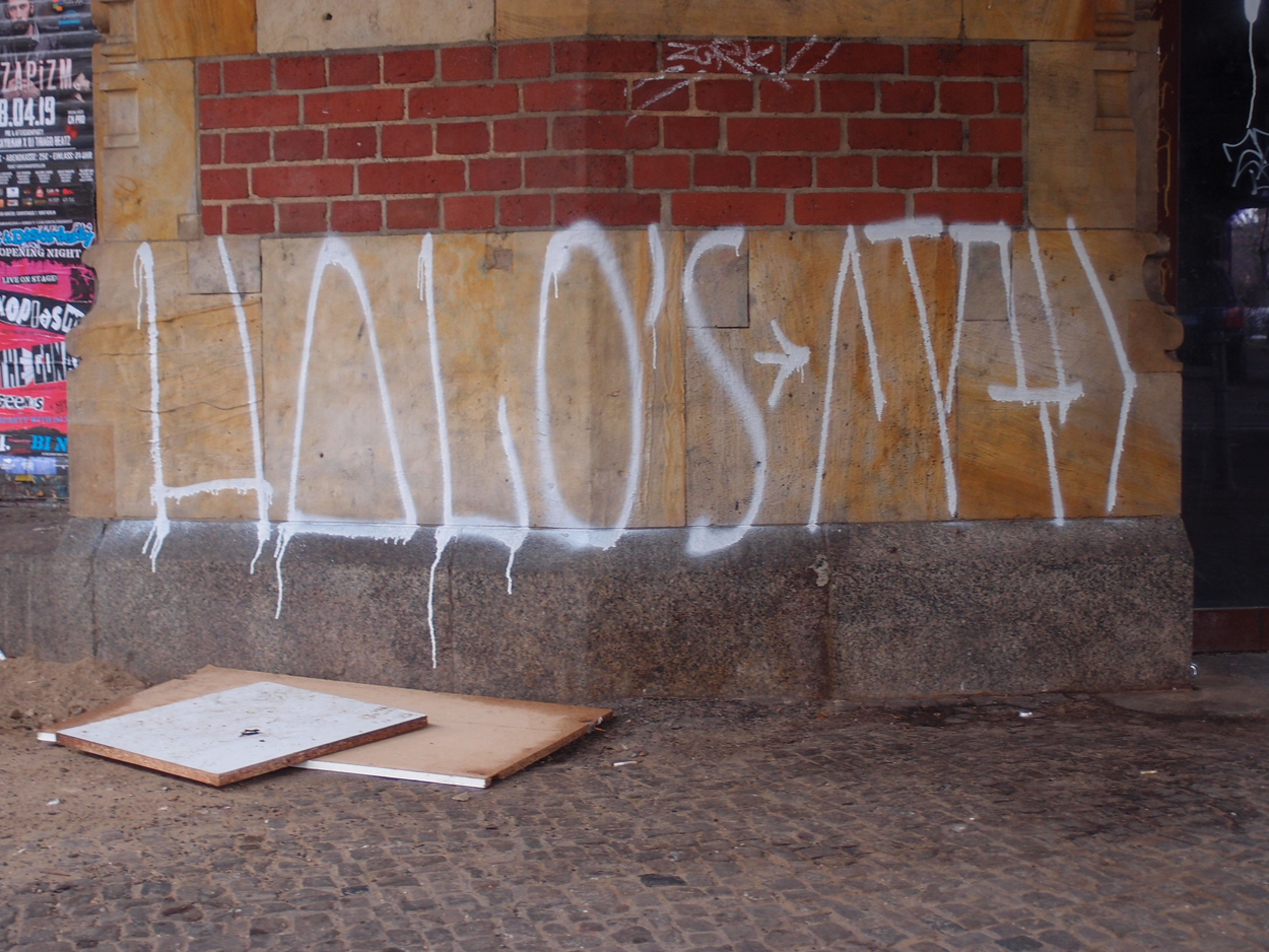 fotos de pixação em Berlim 2018/19