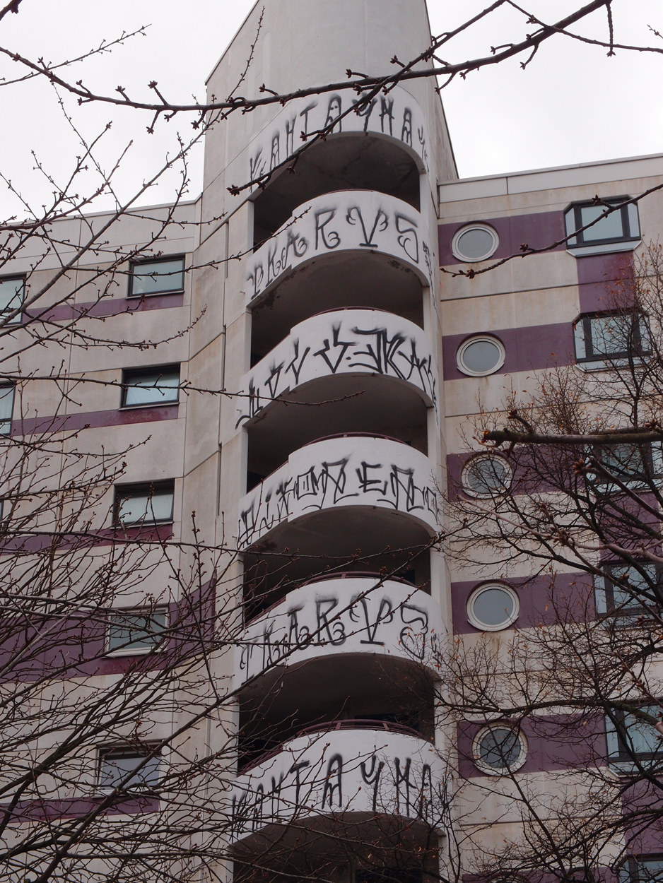 fotos de pixação em Berlim 2018/19