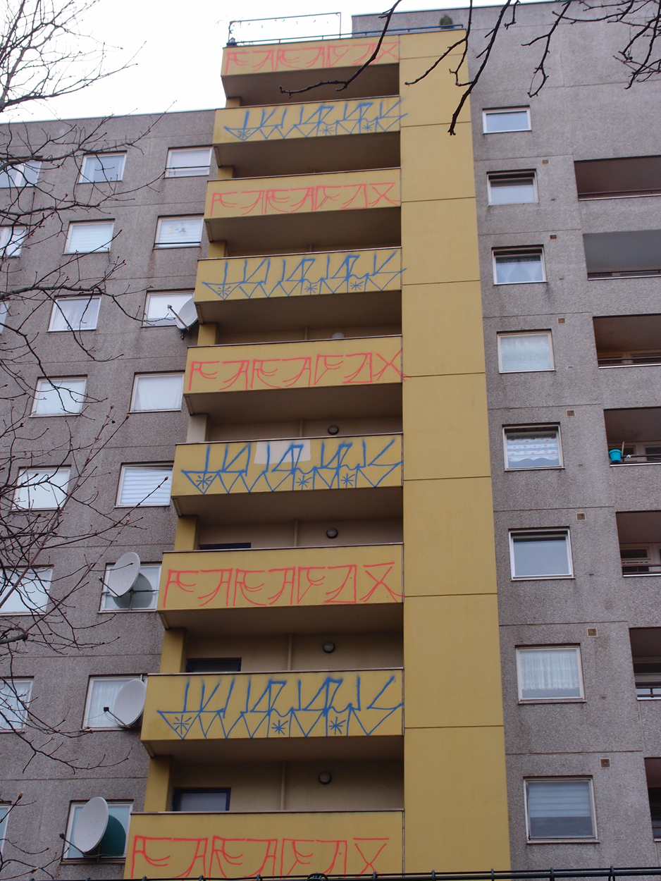 fotos de pixação em Berlim 2018/19