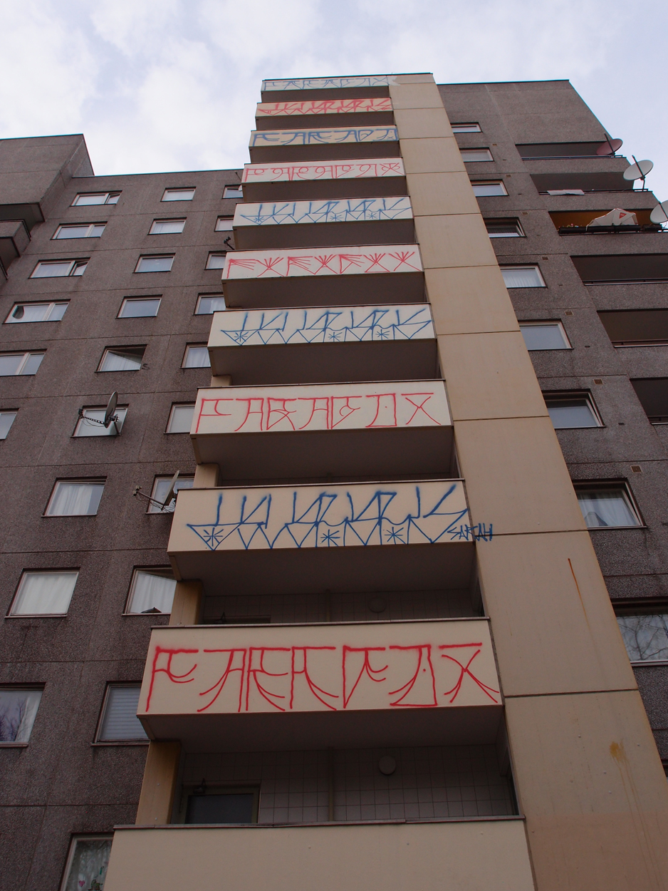 fotos de pixação em Berlim 2018/19