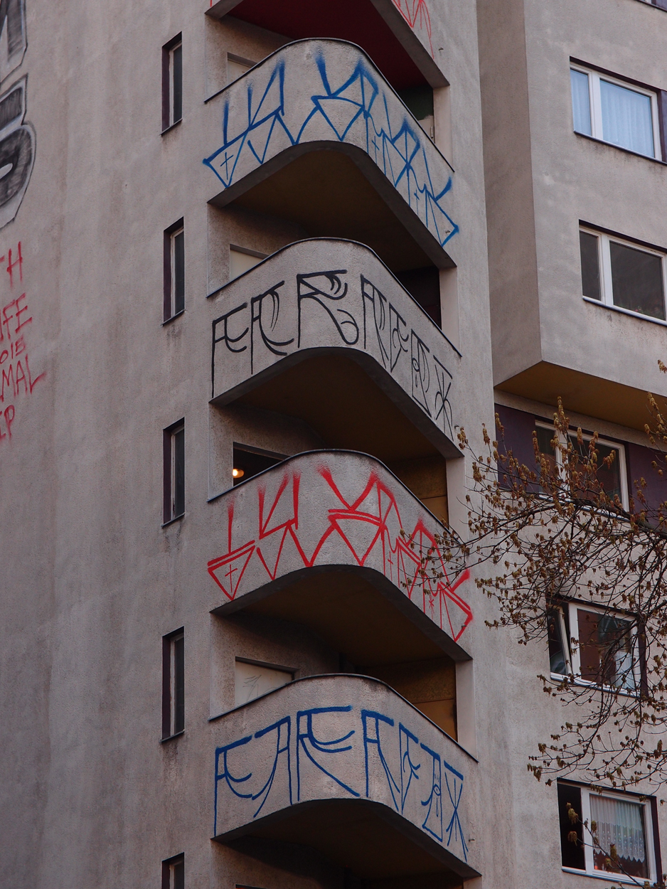 fotos de pixação em Berlim 2018/19