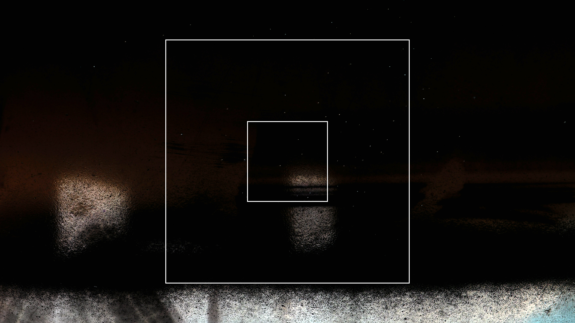 2022-09-18 Reflexe im Fenster und Wolken (Foto)