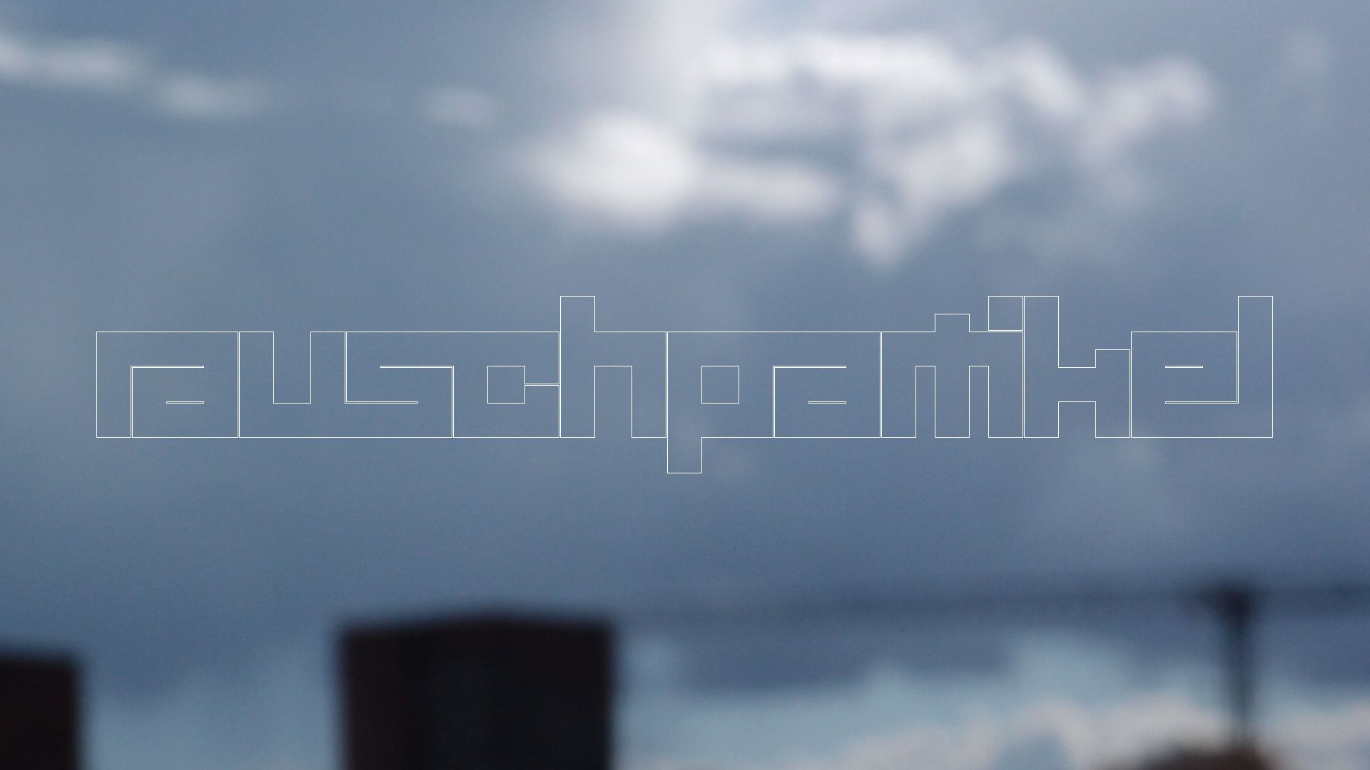 2022-09-18 Reflexe im Fenster und Wolken (Foto)