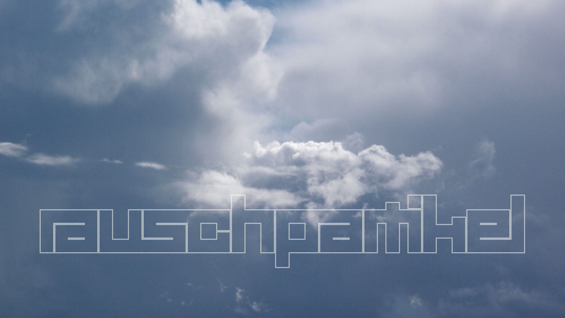 2022-09-18 Reflexe im Fenster und Wolken (Foto)