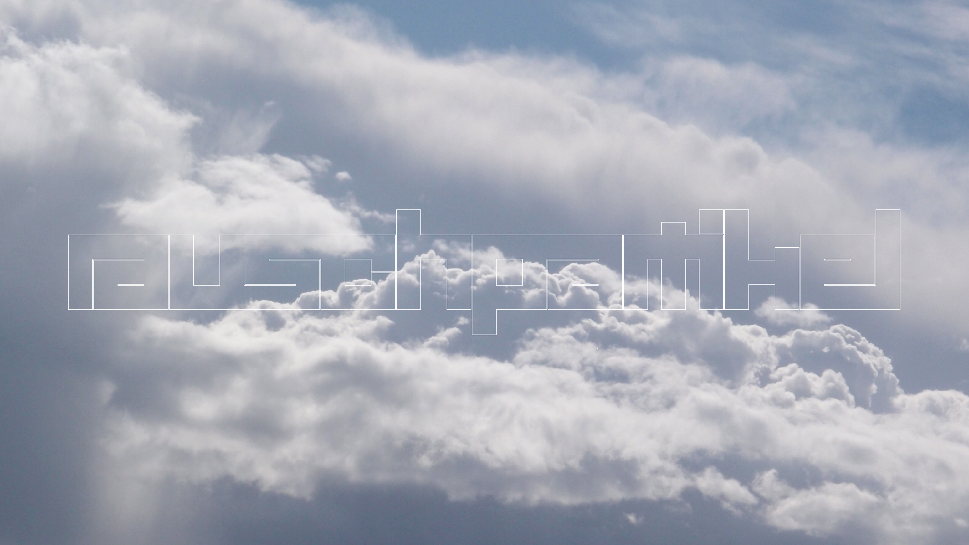 2022-09-18 Reflexe im Fenster und Wolken (Foto)