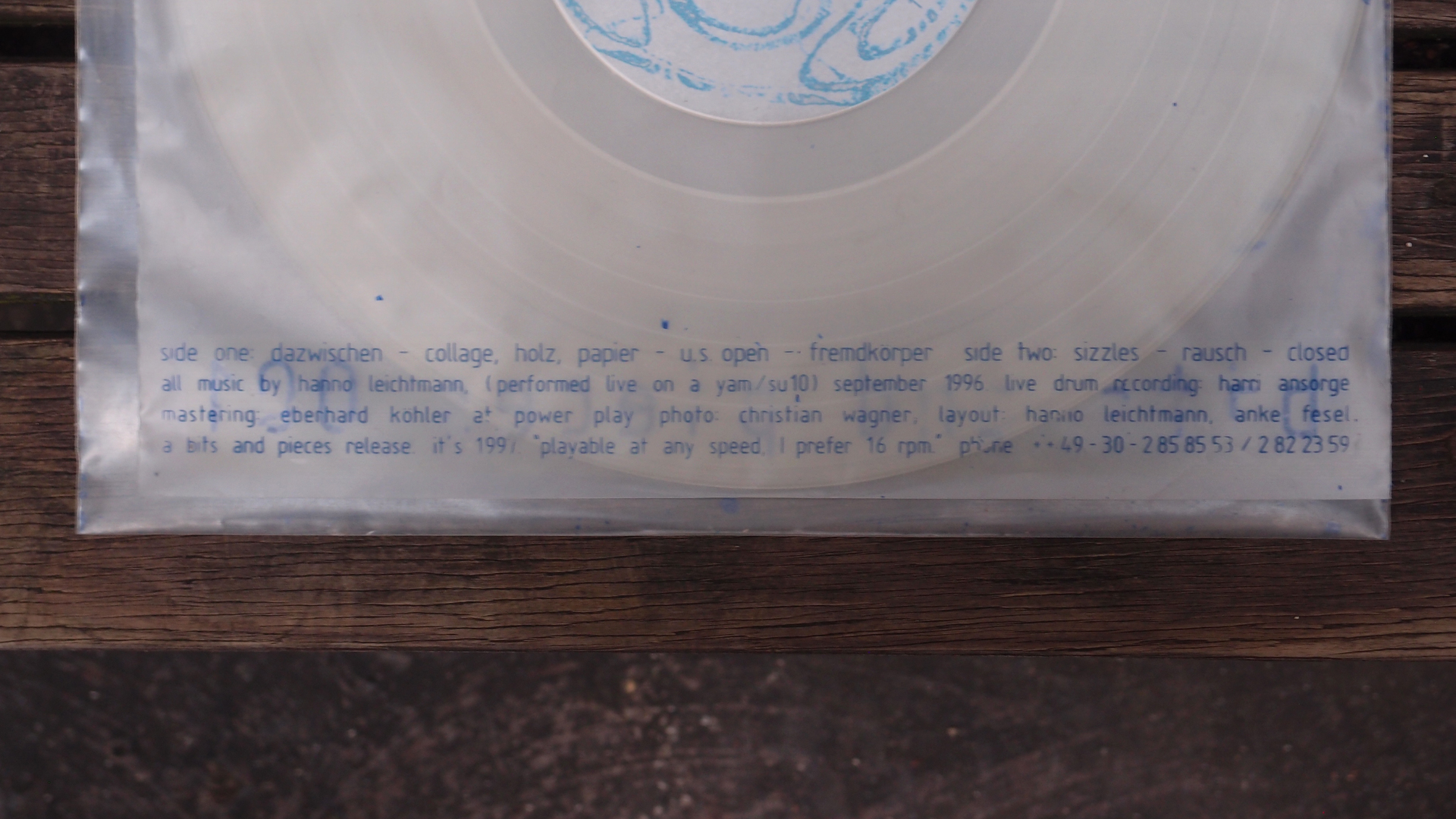 Hanno Leichtmann - 1996 Monolith (bits and pieces 001) (V24Bit)
