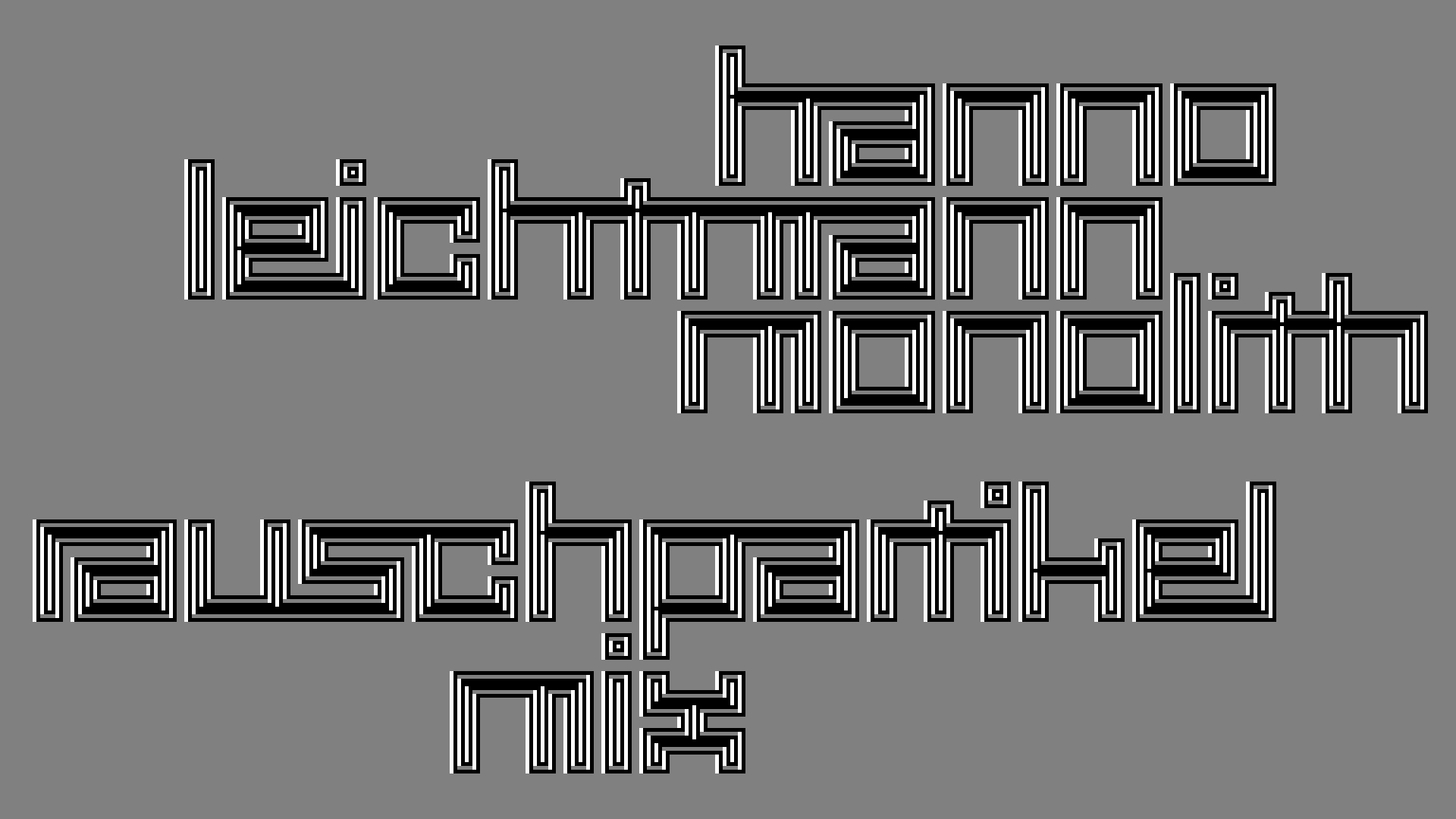 2021-02-26 Monolith - Hanno Leichtmann (Digitaler Mix)