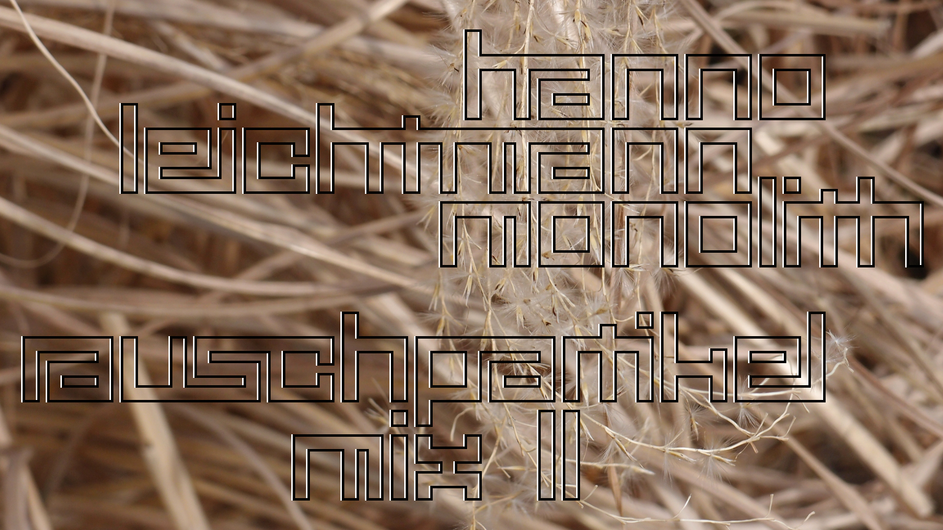 2021-02-26 Monolith - Hanno Leichtmann (Digitaler Mix)