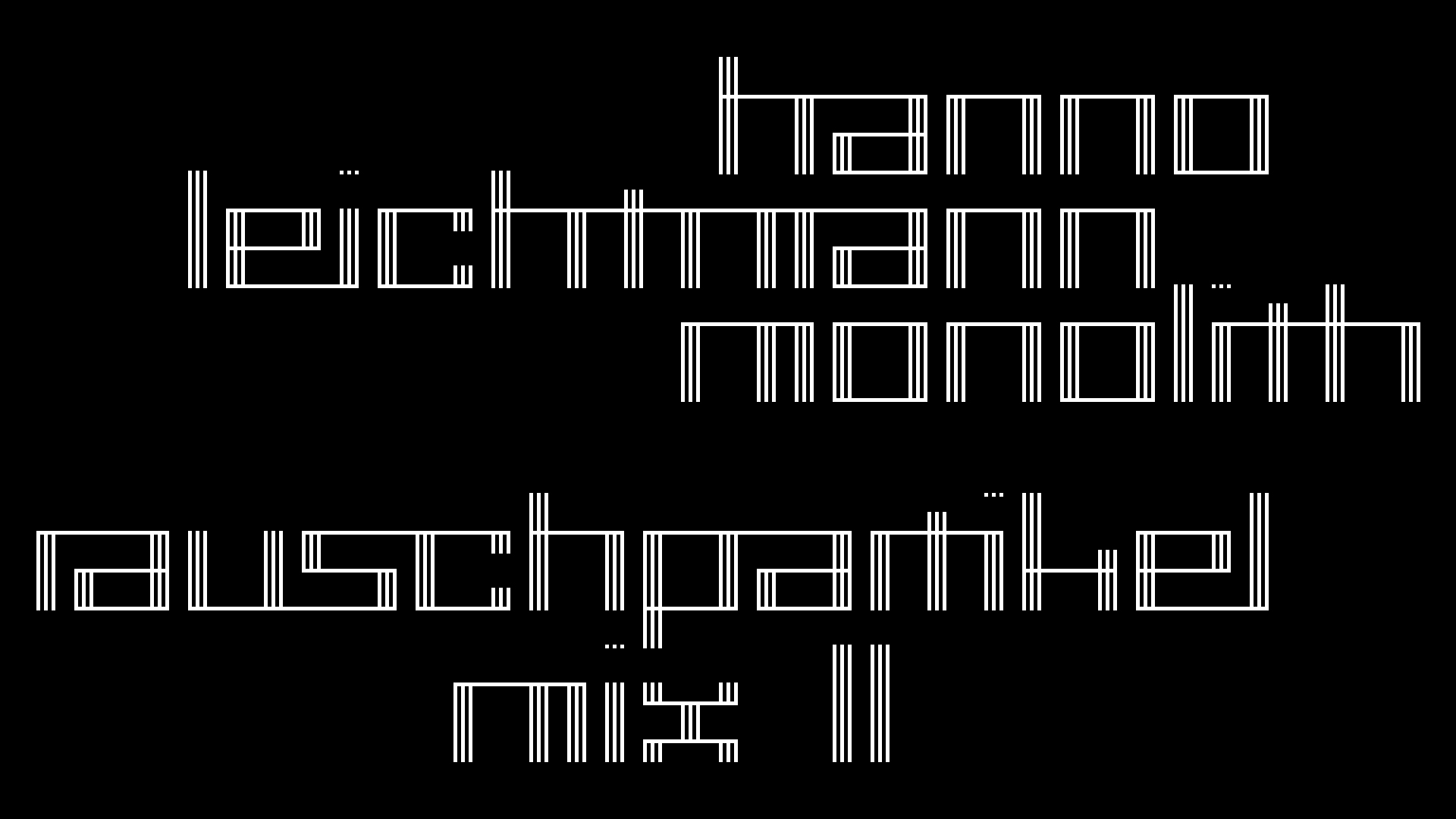 2021-02-26 Monolith - Hanno Leichtmann (Digitaler Mix)