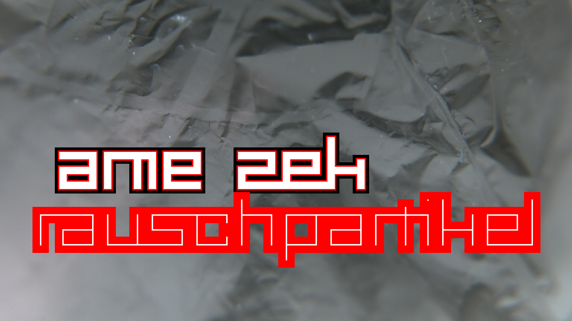 2021-04-19 Ame Zek - rauschpartikel (Vocoder Remixe) (Mixe, Typo Grafik)