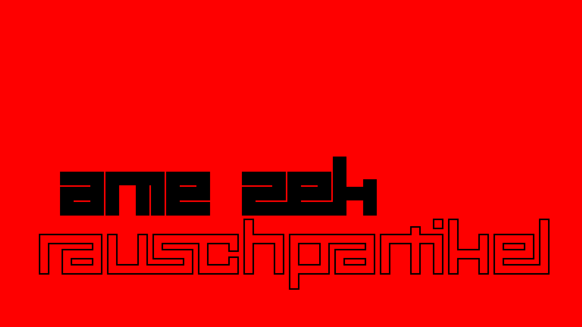 2021-04-19 Ame Zek - rauschpartikel (Vocoder Remixe) (Mixe, Typo Grafik)