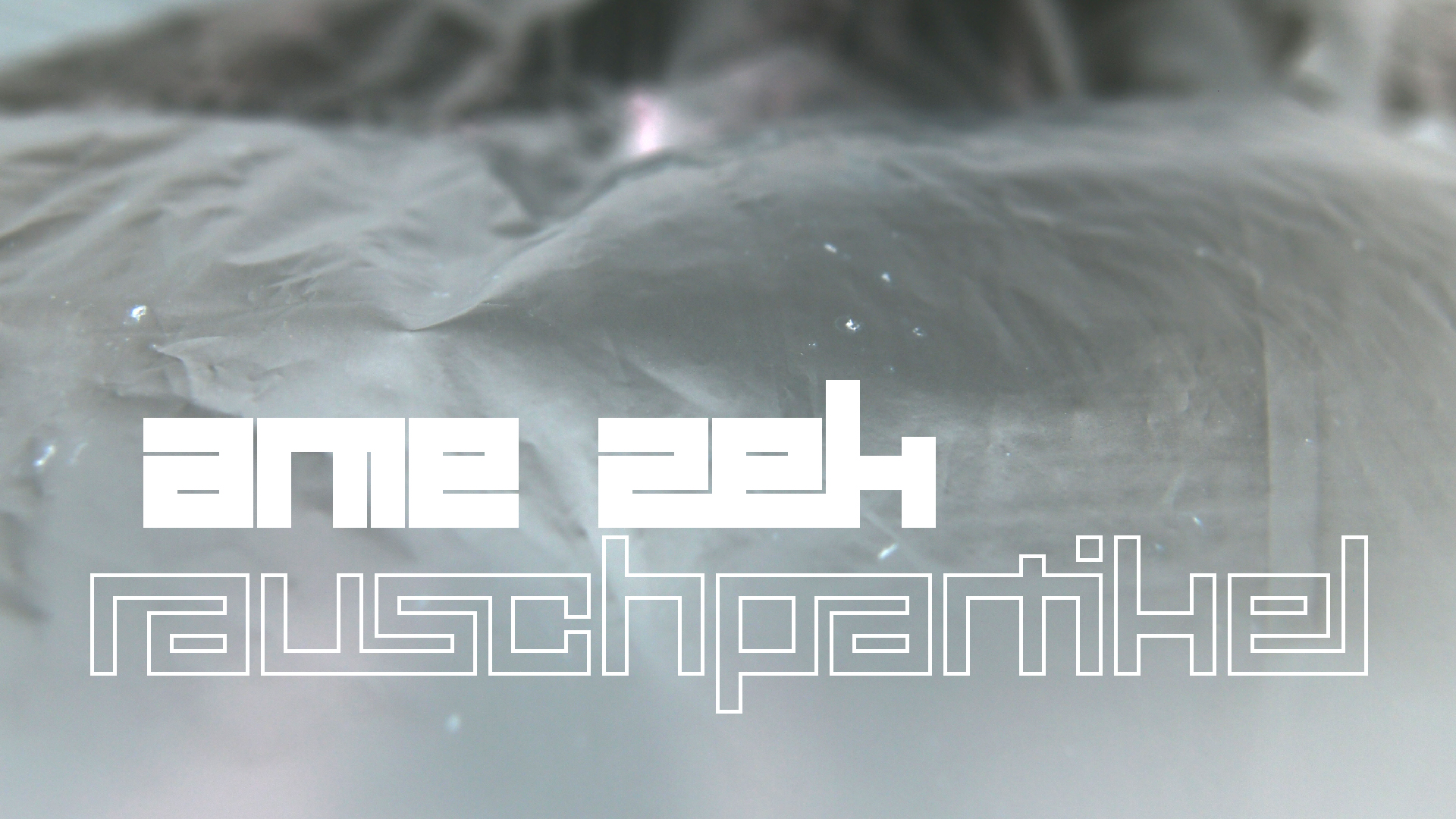 2021-04-19 Ame Zek - rauschpartikel (Vocoder Remixe) (Mixe, Typo Grafik)
