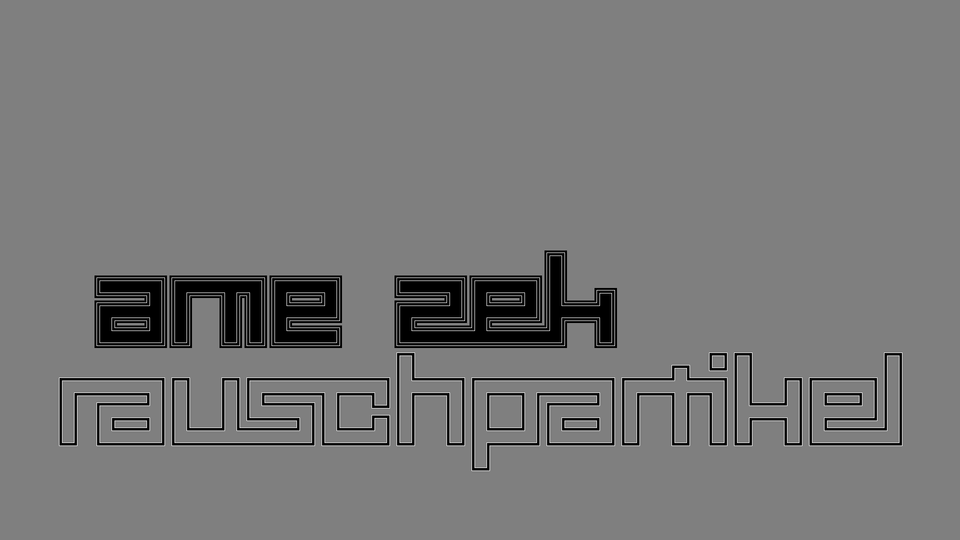 2021-04-19 Ame Zek - rauschpartikel (Vocoder Remixe) (Mixe, Typo Grafik)