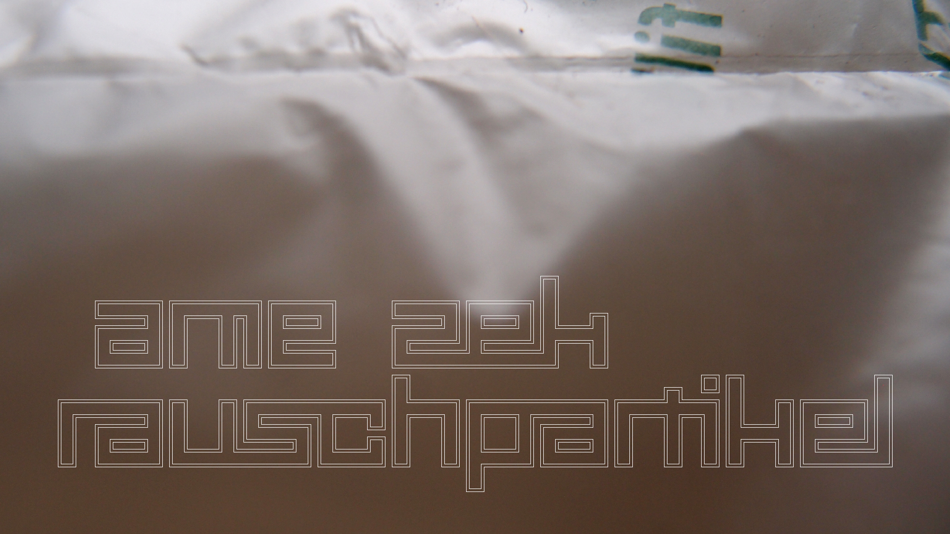 2021-04-19 Ame Zek - rauschpartikel (Vocoder Remixe) (Mixe, Typo Grafik)