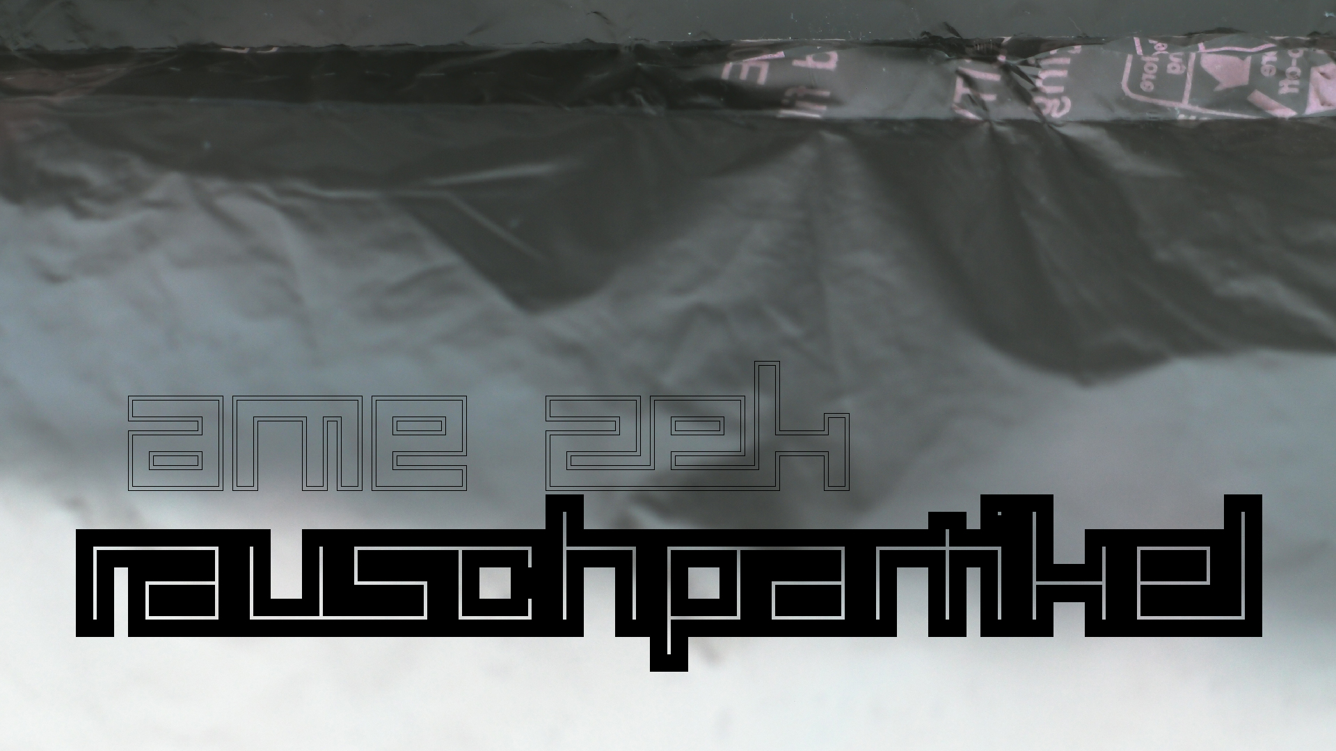 2021-04-19 Ame Zek - rauschpartikel (Vocoder Remixe) (Mixe, Typo Grafik)