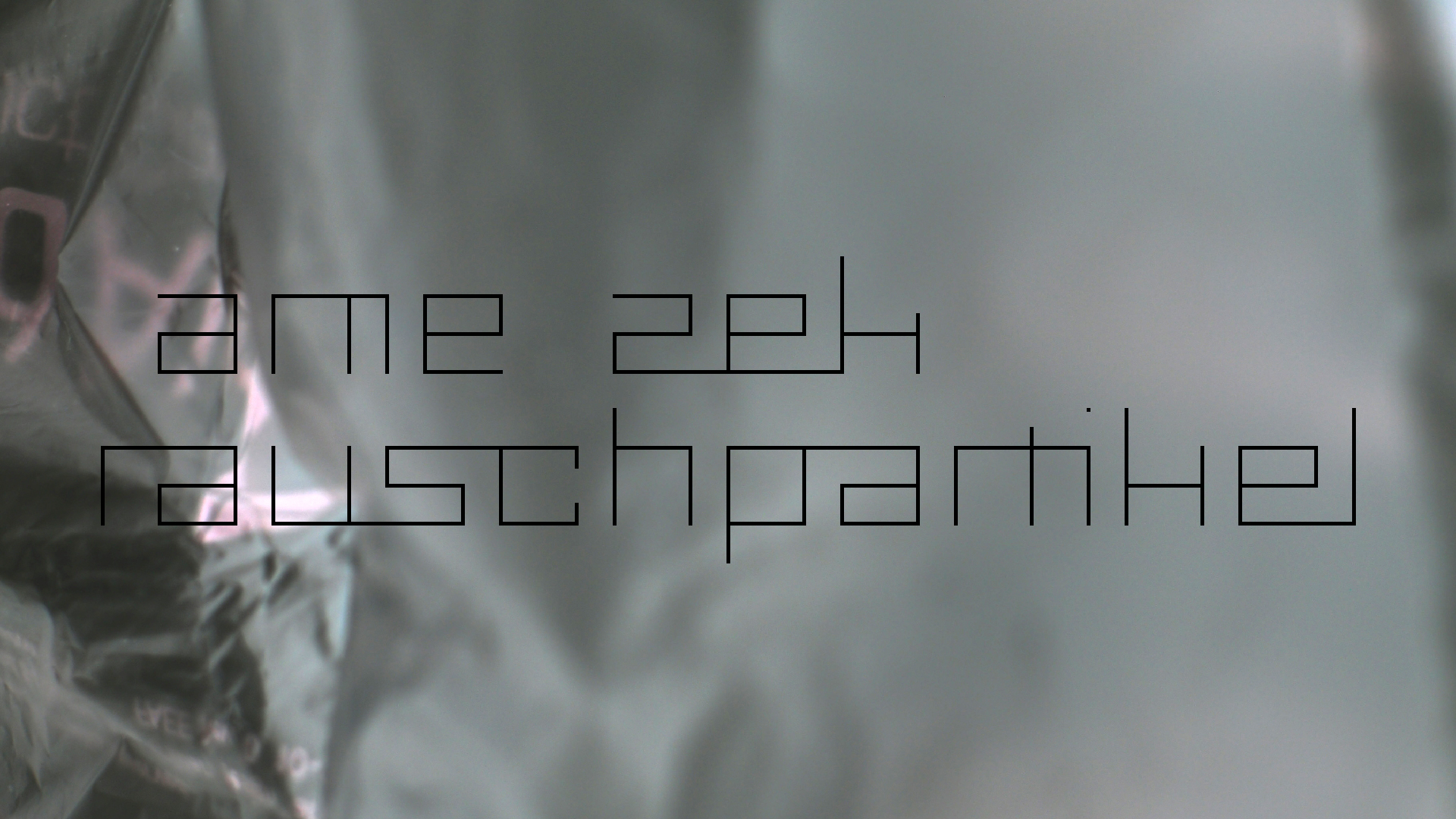 2021-04-19 Ame Zek - rauschpartikel (Vocoder Remixe) (Mixe, Typo Grafik)