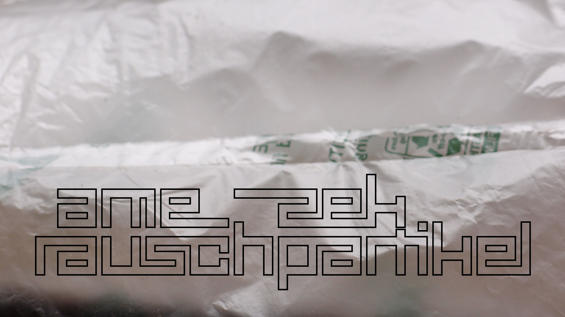 2021-04-19 Ame Zek - rauschpartikel (Vocoder Remixe) (Mixe, Typo Grafik)