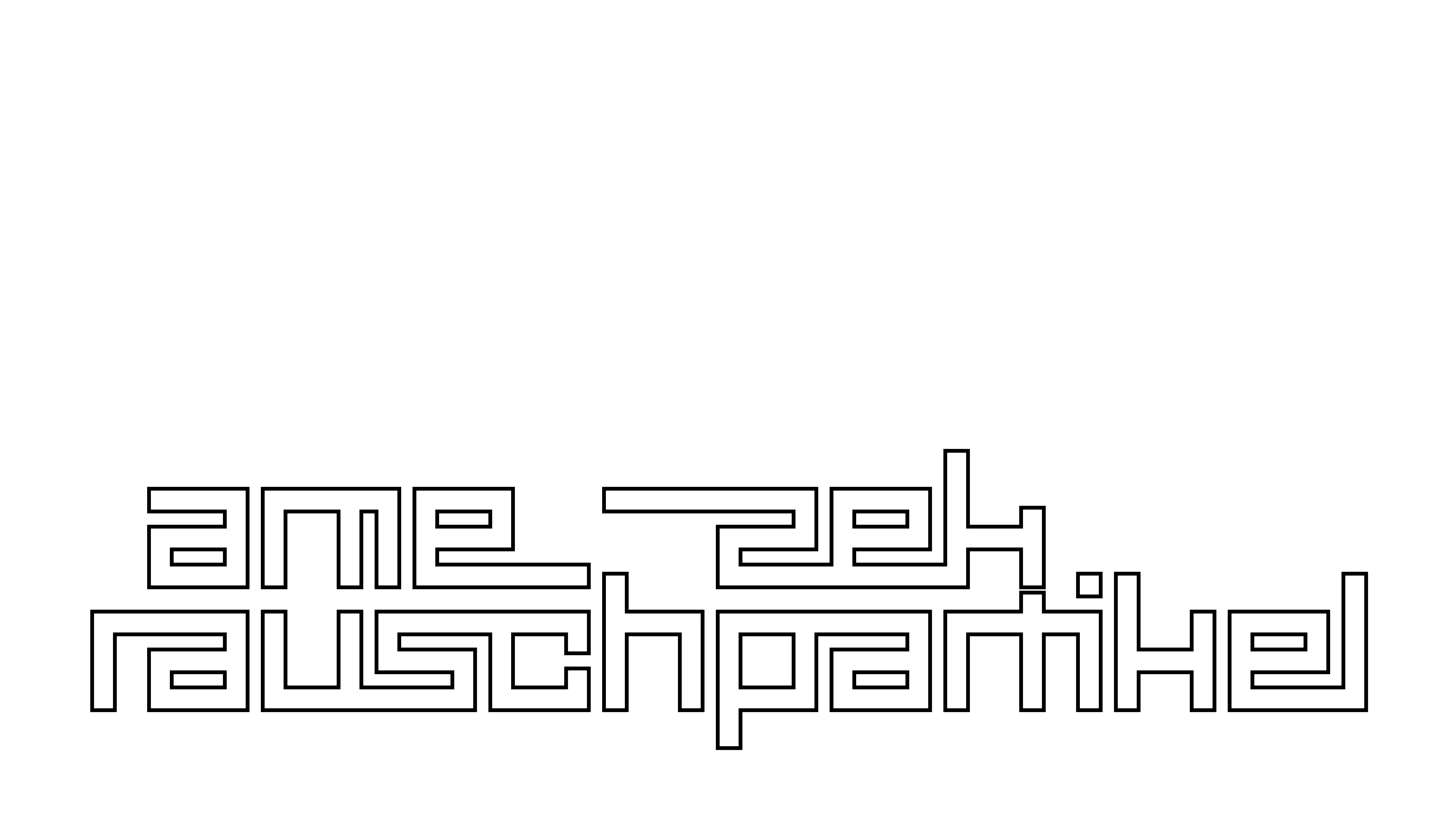 2021-04-19 Ame Zek - rauschpartikel (Vocoder Remixe) (Mixe, Typo Grafik)