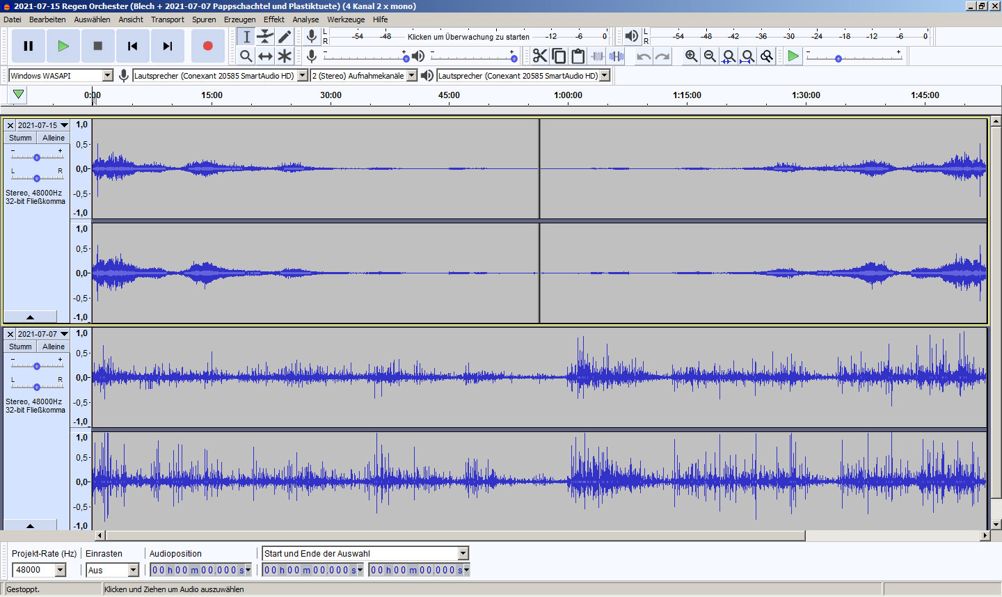 2021-08 Das Kleine Regen Rhythmus Orchester (Mixe)