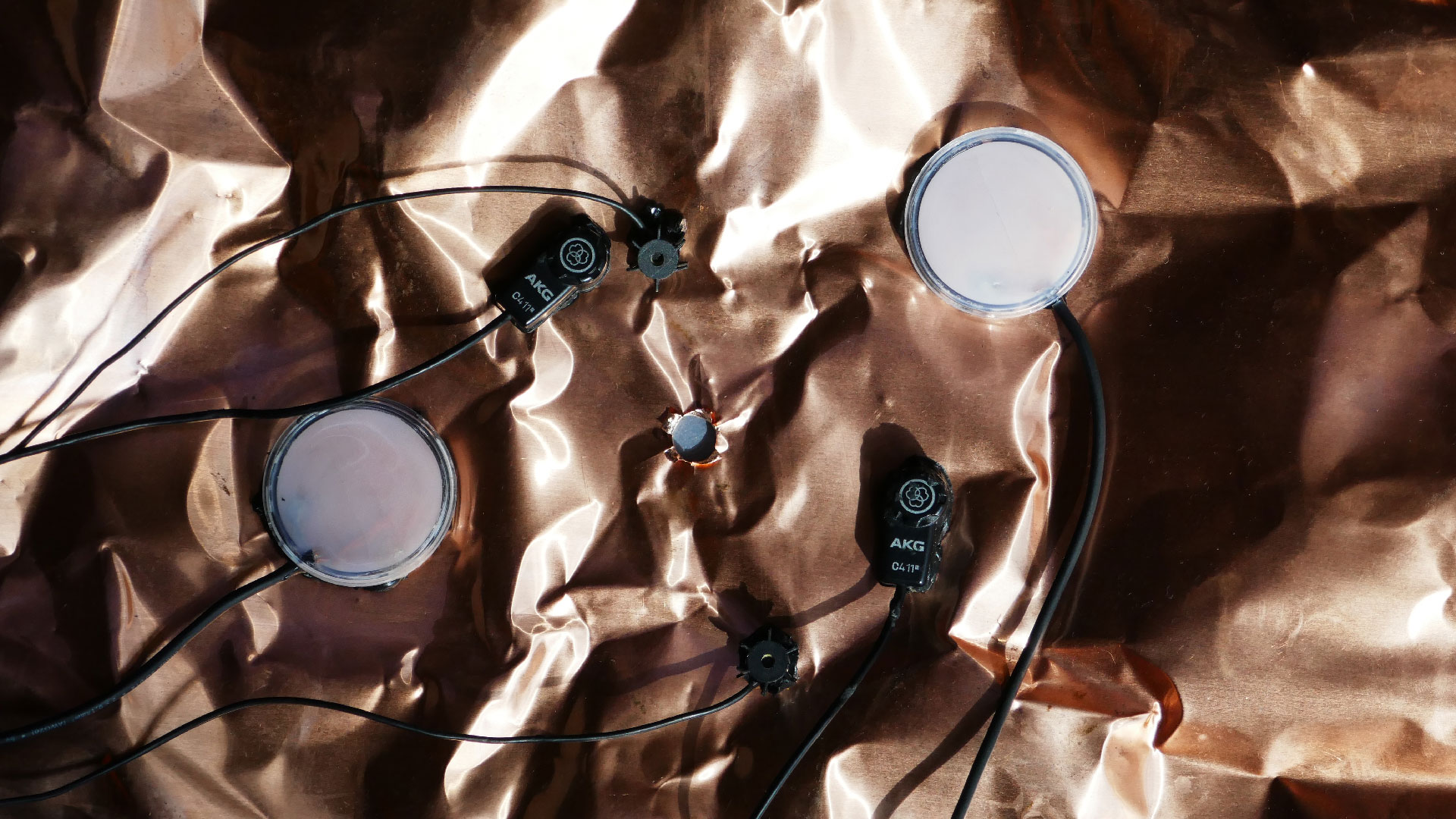 2025-07-21 Das kleine Regen Rhythmus Orchester Kupferblech (Vocoder Mix live, Set-Up)