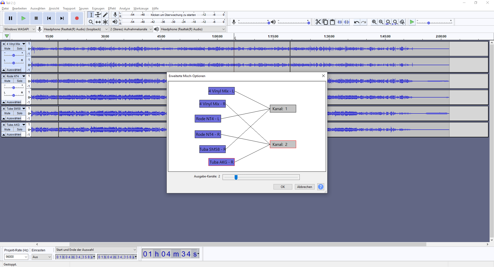 2026-03-17 John Cage - Prepared Piano (4 Vinyl 'hyperlinear Quad Motor Driver' Tape Echo Vocoder Mix) (aufnehmen Tape 34)