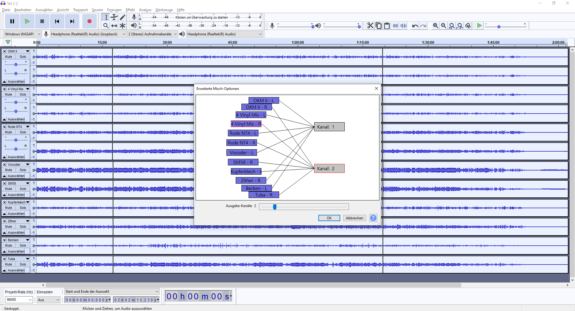 2026-03-17 John Cage - Prepared Piano (4 Vinyl 'hyperlinear Quad Motor Driver' Tape Echo Vocoder Mix) (aufnehmen Tape 34)
