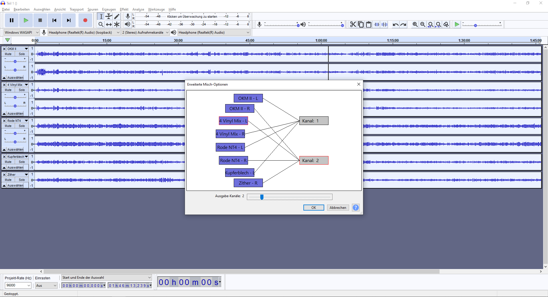 2026-03-17 John Cage - Prepared Piano (4 Vinyl 'hyperlinear Quad Motor Driver' Tape Echo Vocoder Mix) (aufnehmen Tape 34)