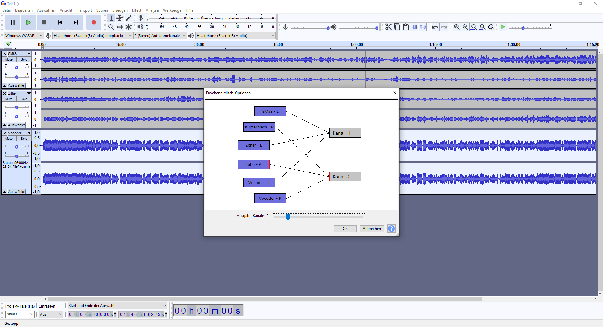 2026-03-17 John Cage - Prepared Piano (4 Vinyl 'hyperlinear Quad Motor Driver' Tape Echo Vocoder Mix) (aufnehmen Tape 34)