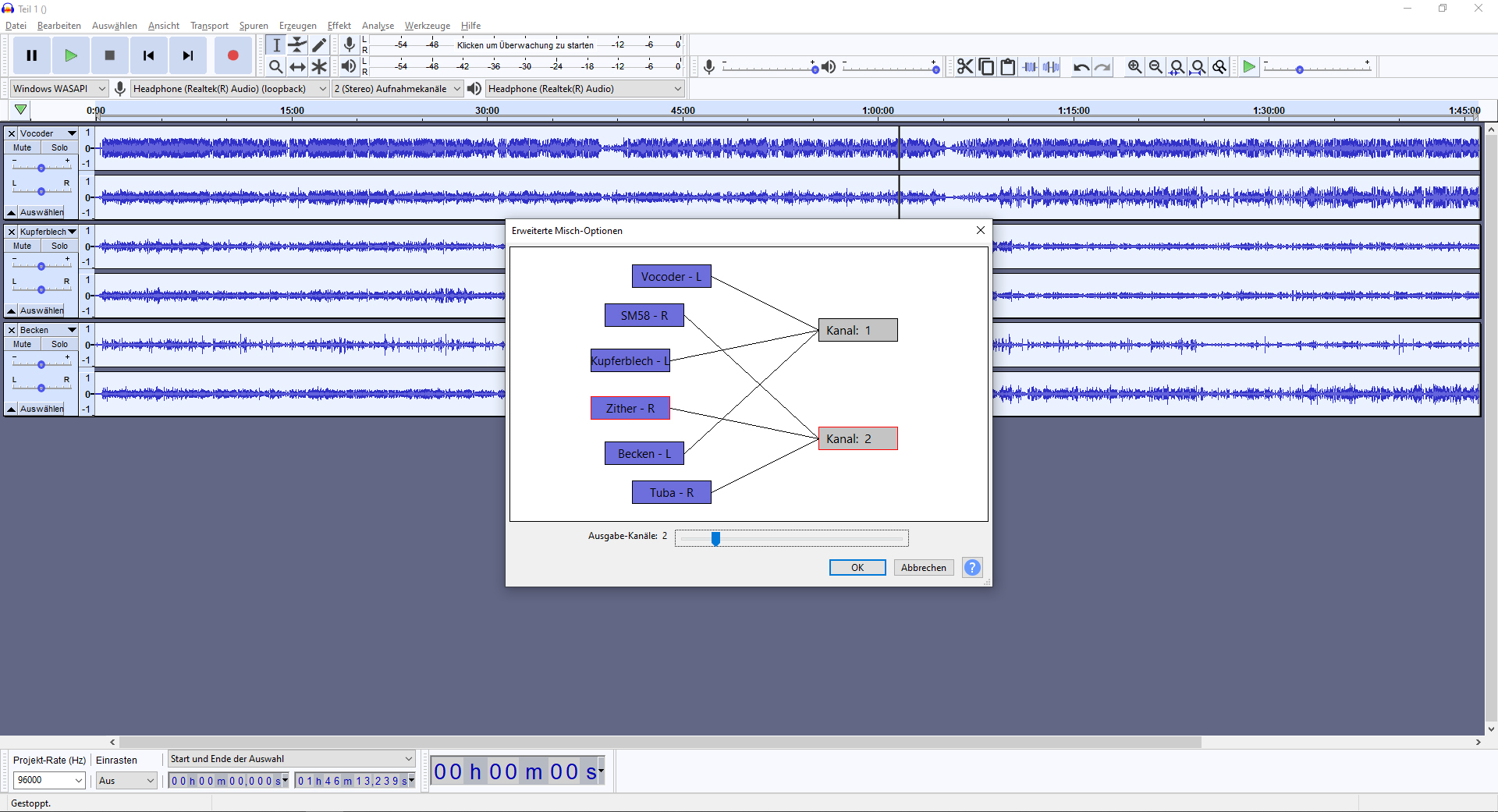 2026-03-17 John Cage - Prepared Piano (4 Vinyl 'hyperlinear Quad Motor Driver' Tape Echo Vocoder Mix) (aufnehmen Tape 34)