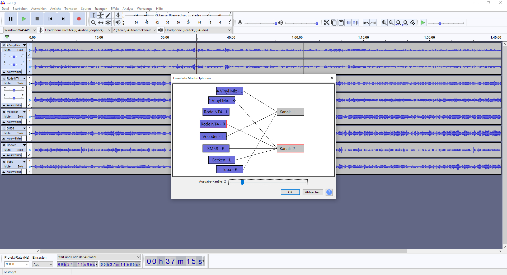 2026-03-17 John Cage - Prepared Piano (4 Vinyl 'hyperlinear Quad Motor Driver' Tape Echo Vocoder Mix) (aufnehmen Tape 34)