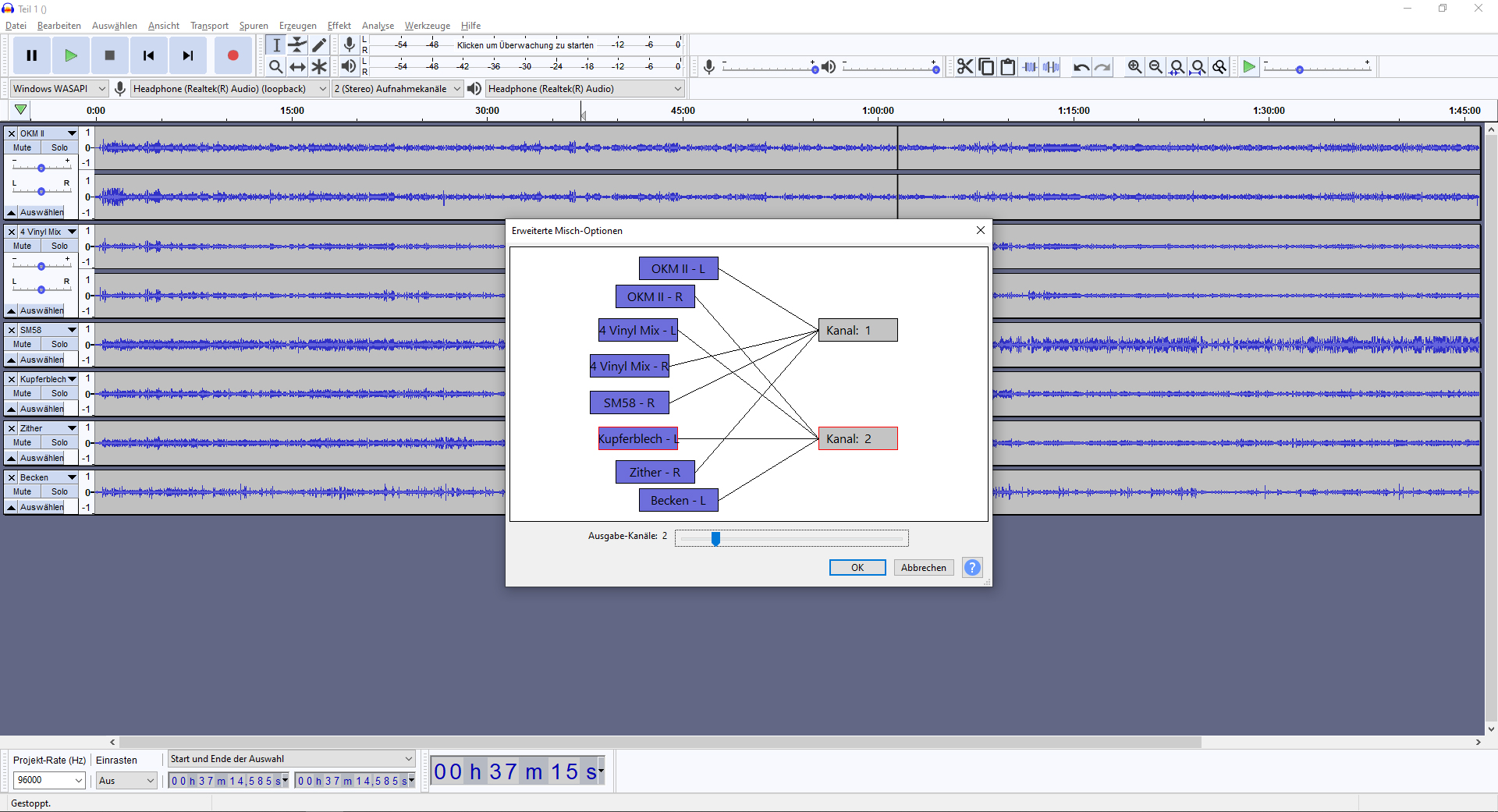 2026-03-17 John Cage - Prepared Piano (4 Vinyl 'hyperlinear Quad Motor Driver' Tape Echo Vocoder Mix) (aufnehmen Tape 34)