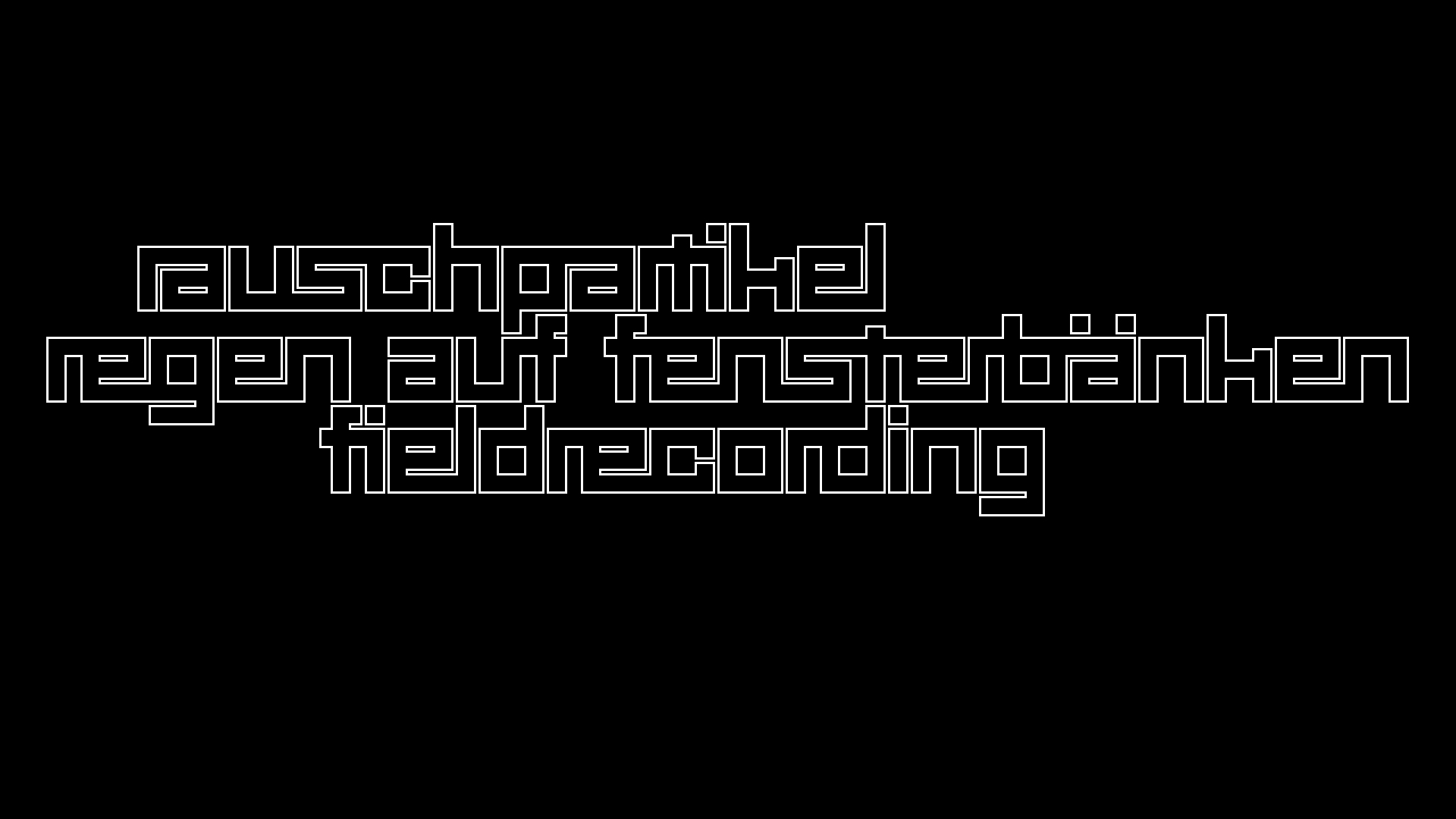 2021-03-12 Regen auf Fensterb�nken II (Fieldrecording + Typo Grafik Video)