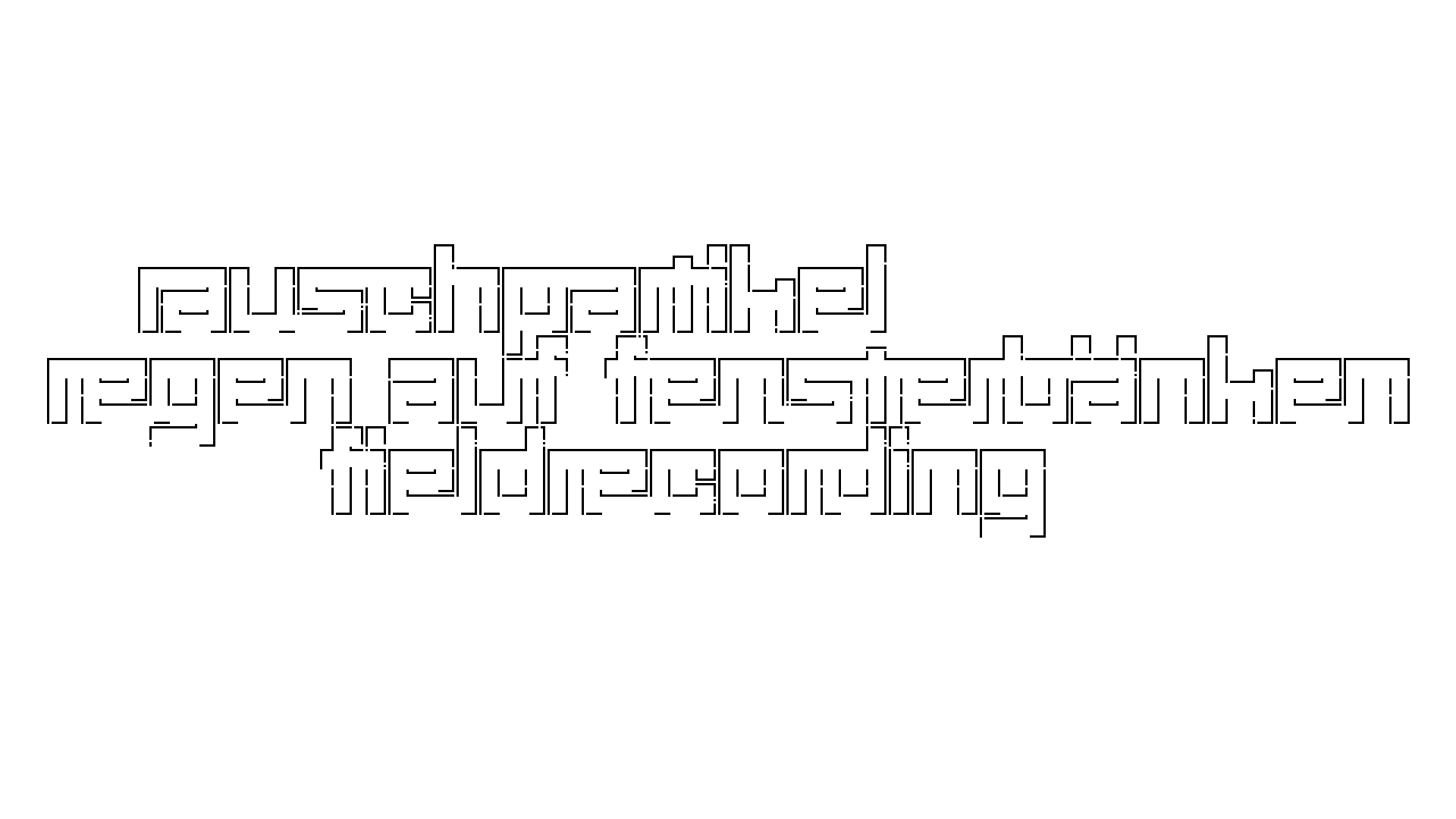 2021-03-12 Regen auf Fensterb�nken II (Fieldrecording + Typo Grafik Video)