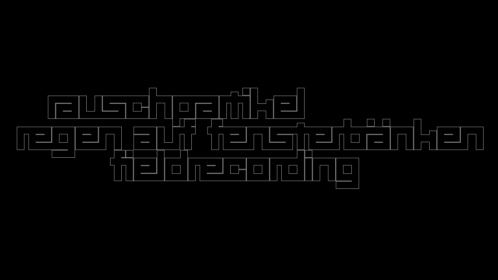 2021-03-12 Regen auf Fensterb�nken II (Fieldrecording + Typo Grafik Video)