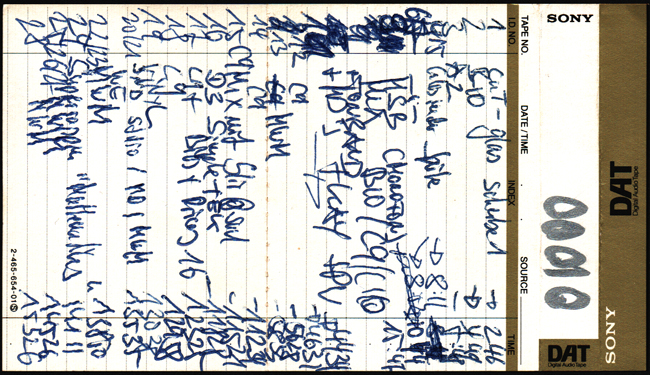 Tape 2 (32 kHz, Longplay Mode)