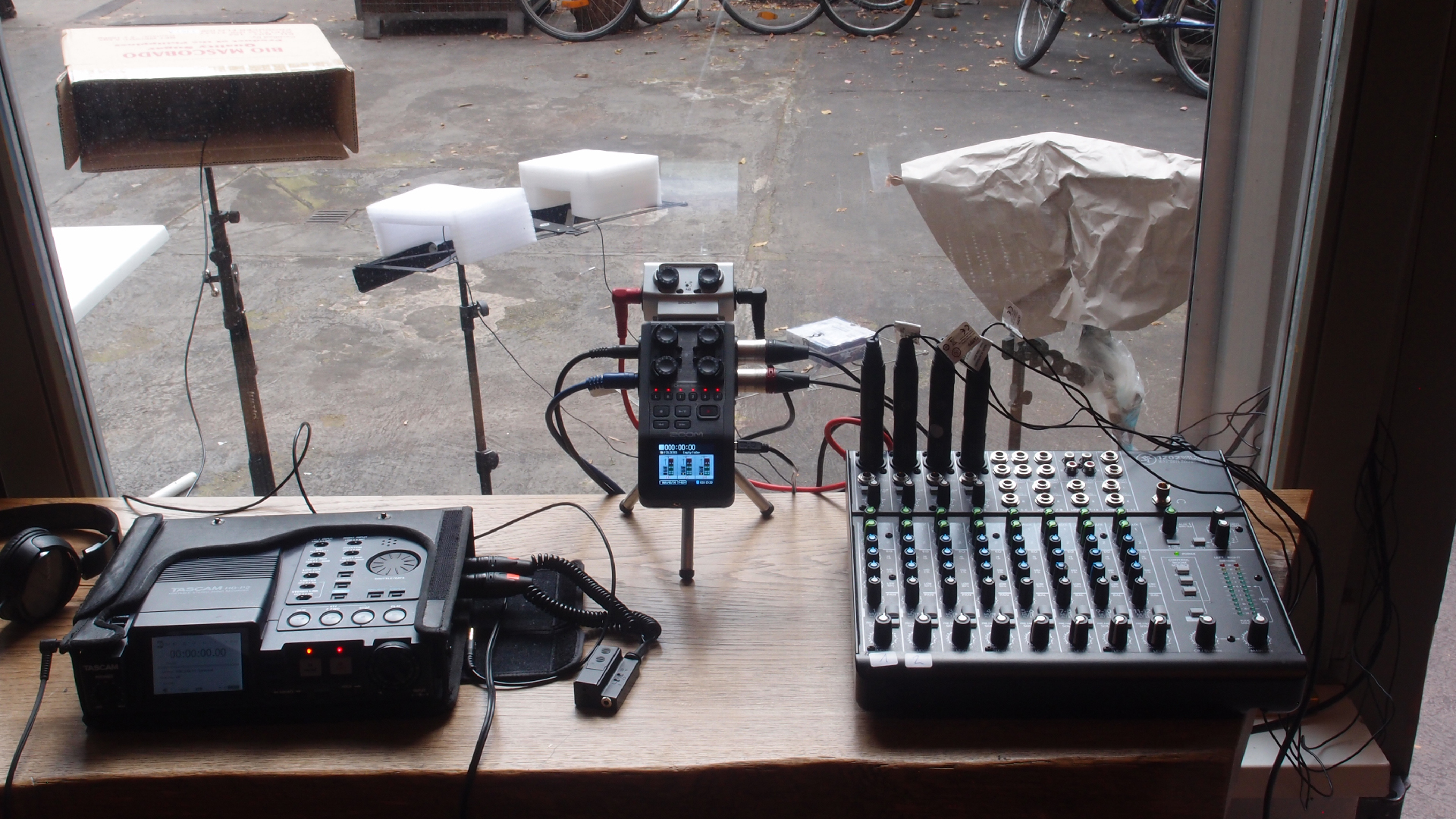 2021-08-16 Das Kleine Regen Rhythmus Orchester spielt wieder (nicht richtig)