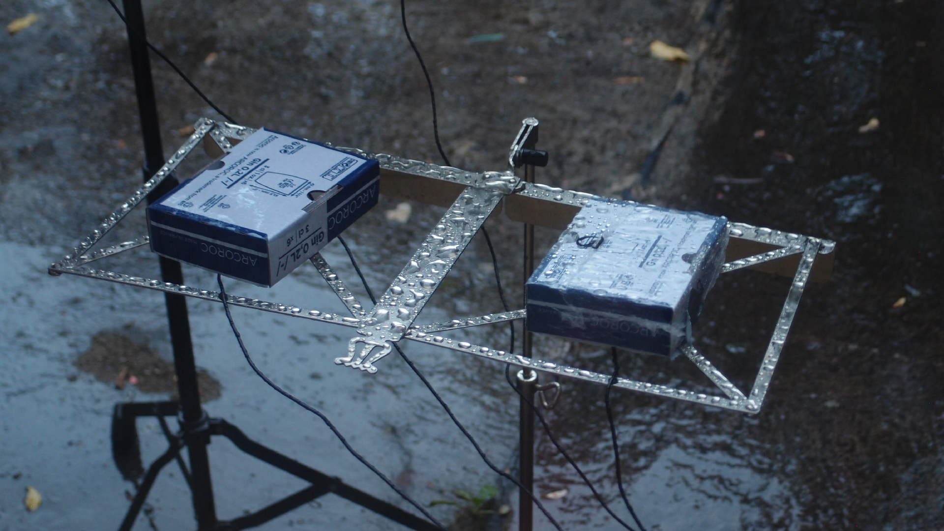 2021-08-16 Das Kleine Regen Rhythmus Orchester spielt wieder (nicht richtig)