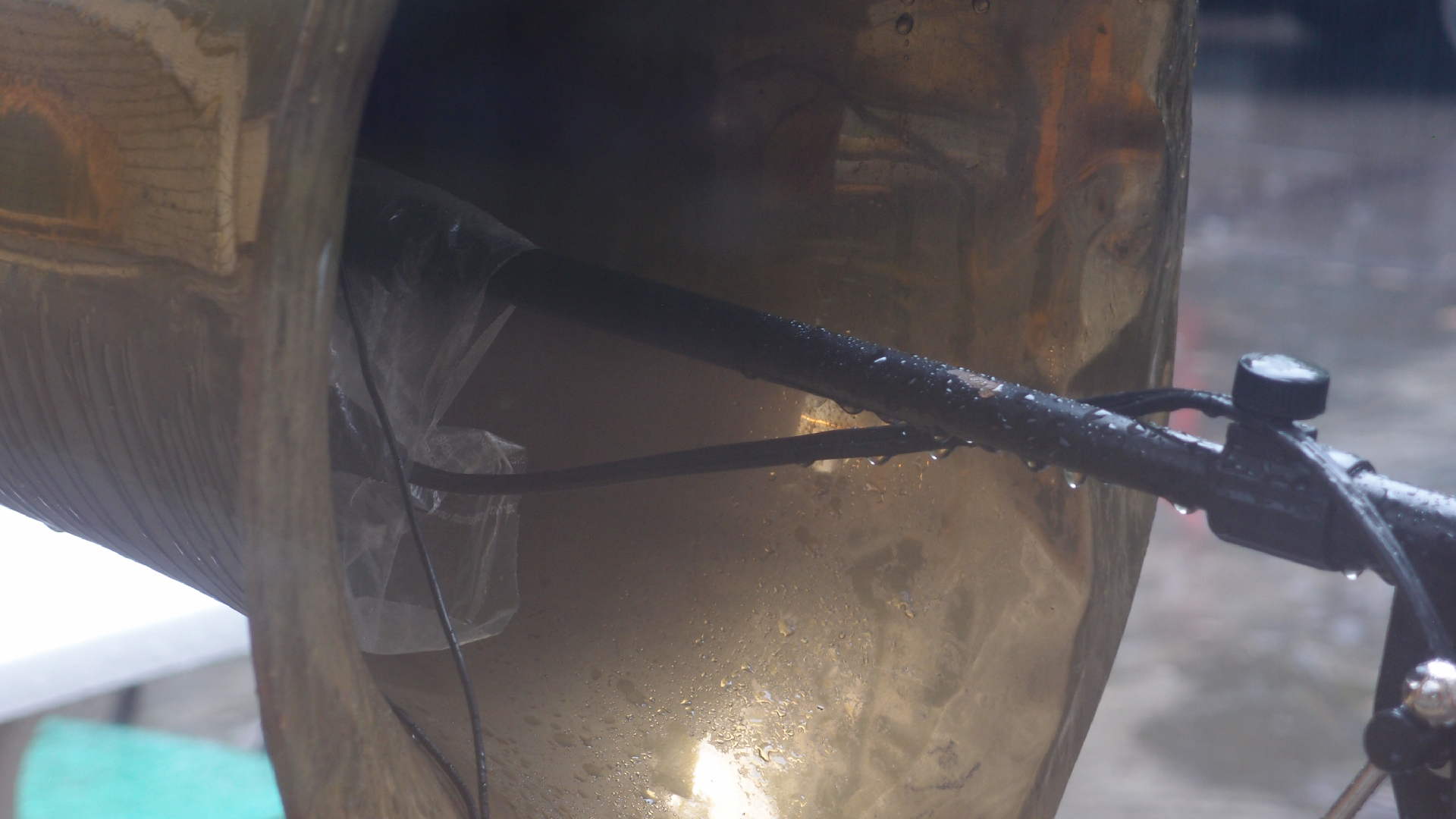 2021-08-22 Das Kleine Regen Rhythmus Orchester spielt 'Autonome Beats' (Horn und Tetrapack)