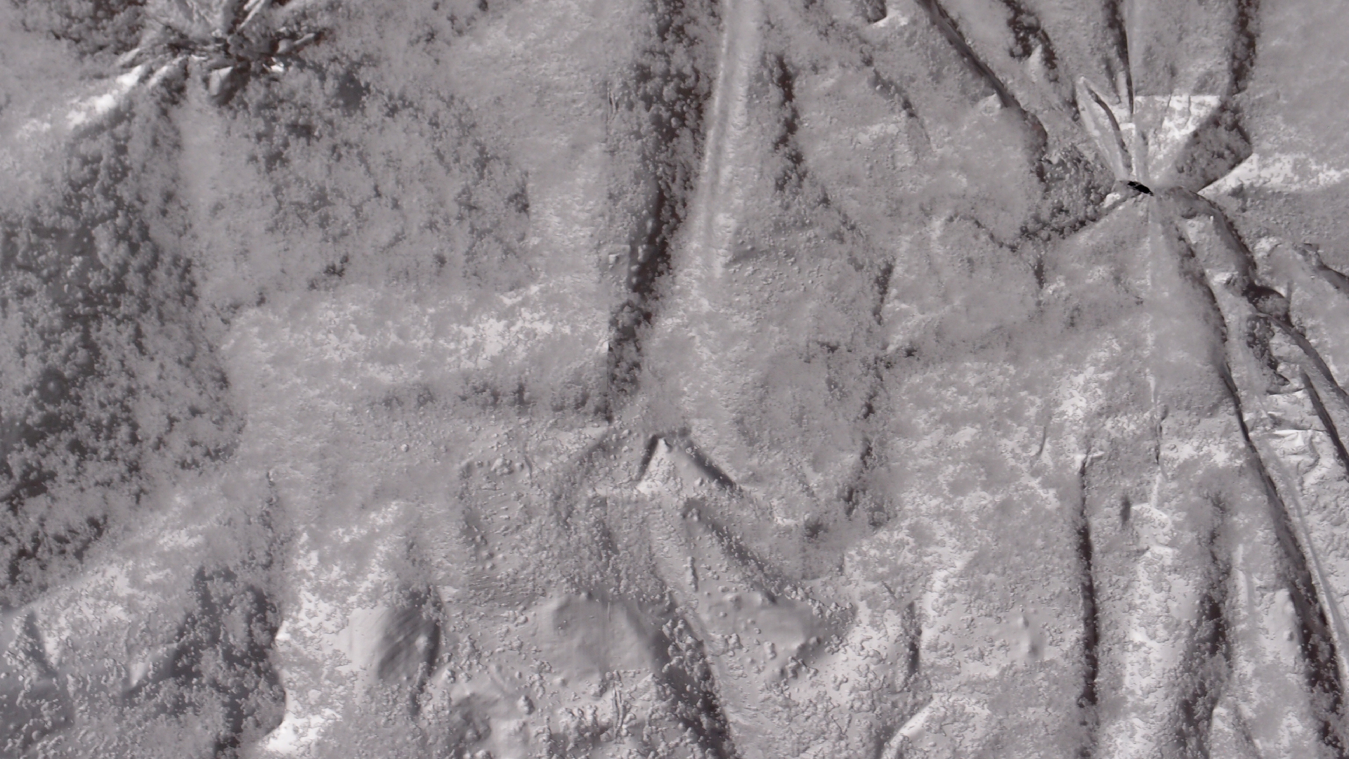 2021-12-09 & 10 Das Kleine Regen Rhythmus Orchester (Schnee auf Alufolie) (Audio, Foto, Typo Grafik)