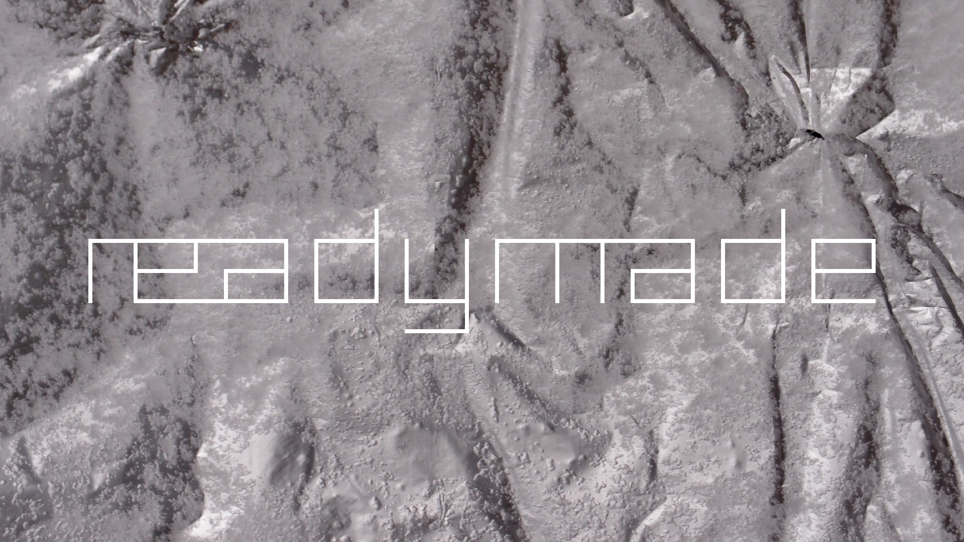 2021-12-09 & 10 Das Kleine Regen Rhythmus Orchester (Schnee auf Alufolie) (Audio, Foto, Typo Grafik)