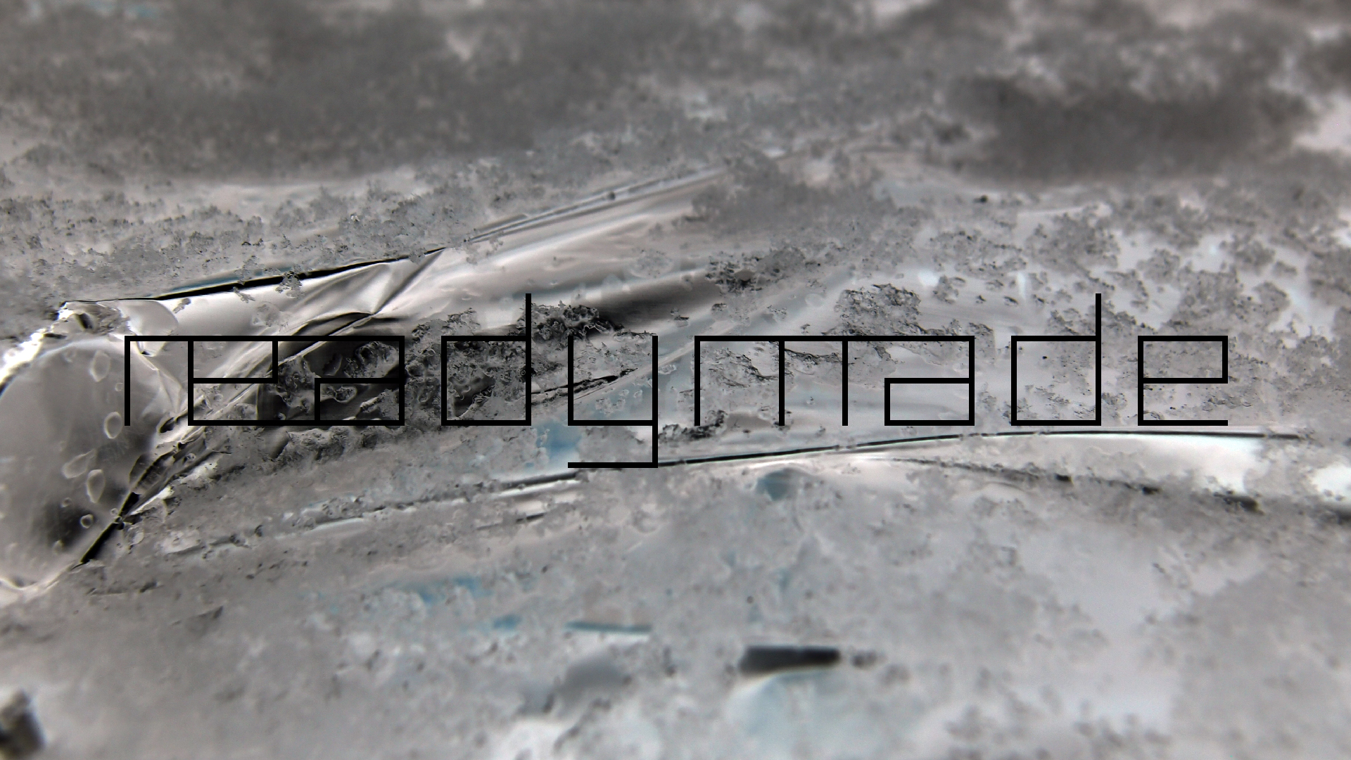 2021-12-09 & 10 Das Kleine Regen Rhythmus Orchester (Schnee auf Alufolie) (Audio, Foto, Typo Grafik)