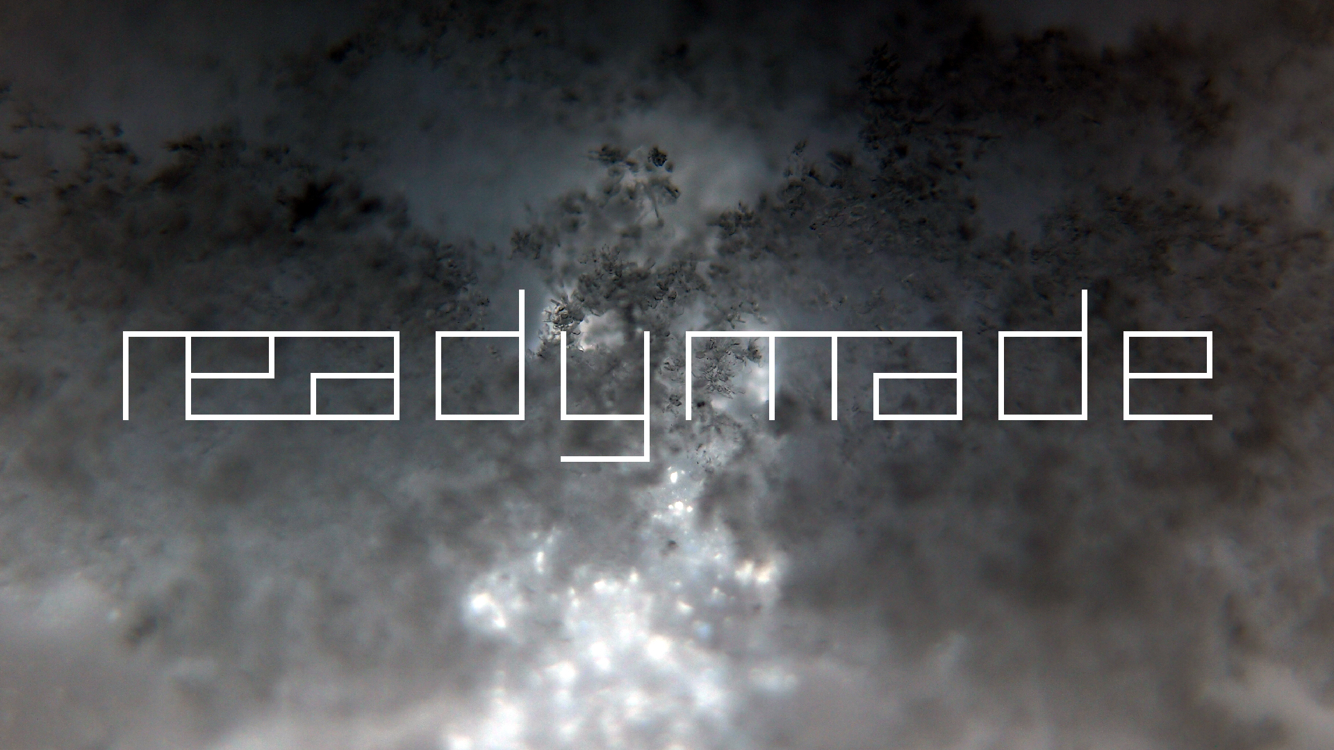 2021-12-09 & 10 Das Kleine Regen Rhythmus Orchester (Schnee auf Alufolie) (Audio, Foto, Typo Grafik)