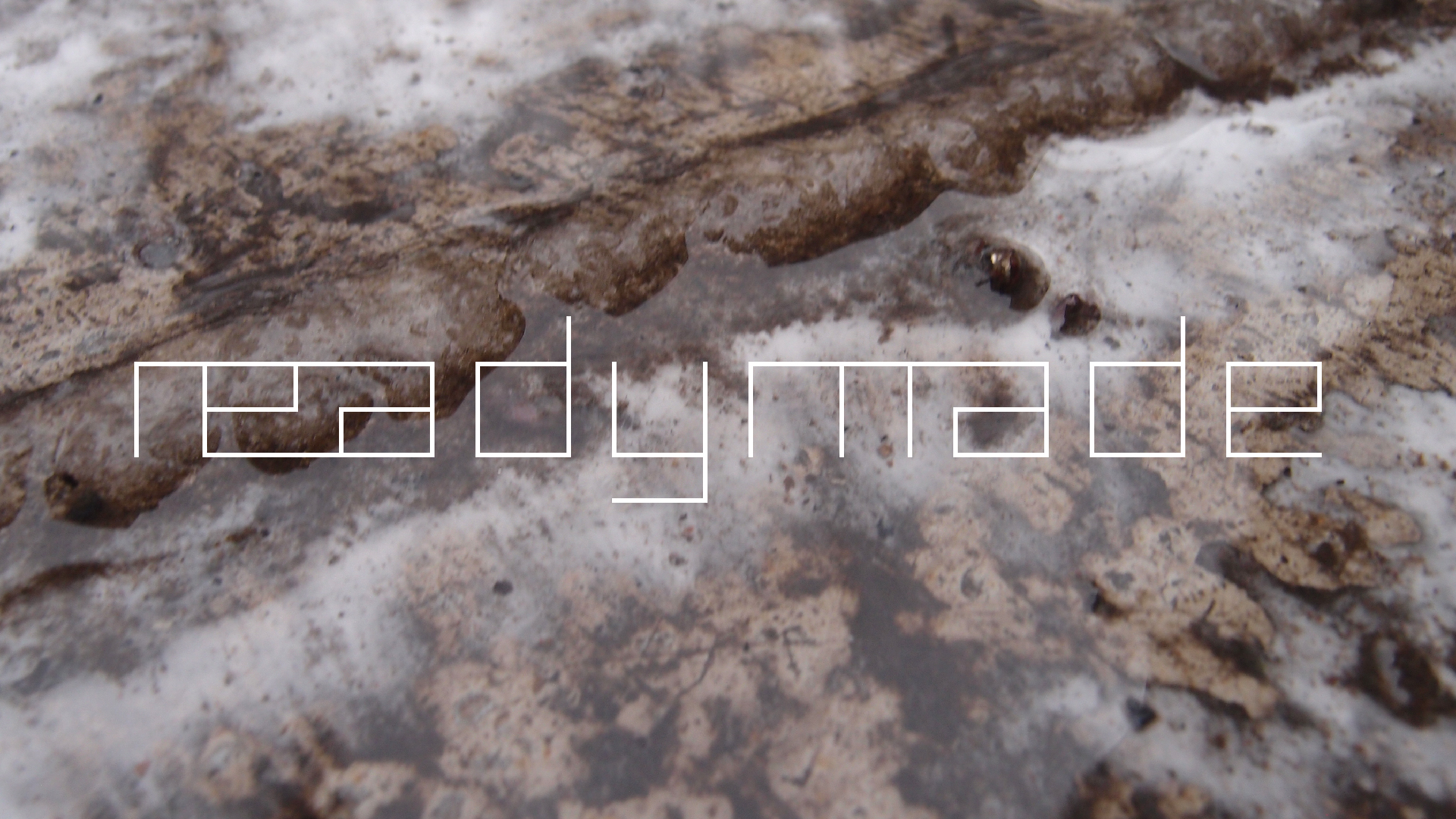 2021-12-09 & 10 Das Kleine Regen Rhythmus Orchester (Schnee auf Alufolie) (Audio, Foto, Typo Grafik)