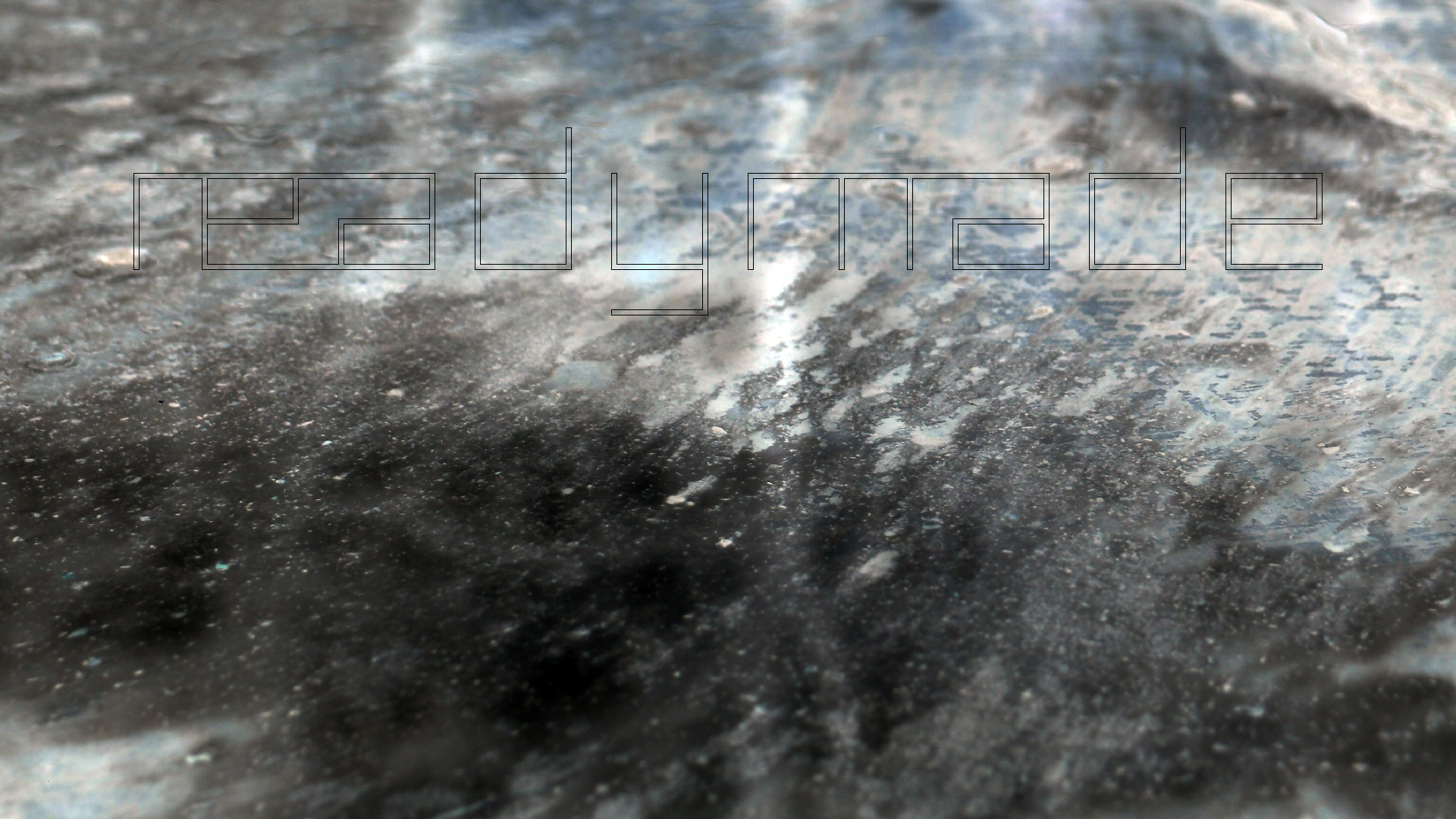 2021-12-09 & 10 Das Kleine Regen Rhythmus Orchester (Schnee auf Alufolie) (Audio, Foto, Typo Grafik)