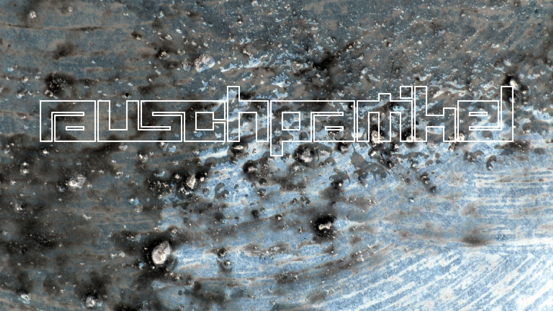 2021-12-09 & 10 Das Kleine Regen Rhythmus Orchester (Schnee auf Alufolie) (Audio, Foto, Typo Grafik)