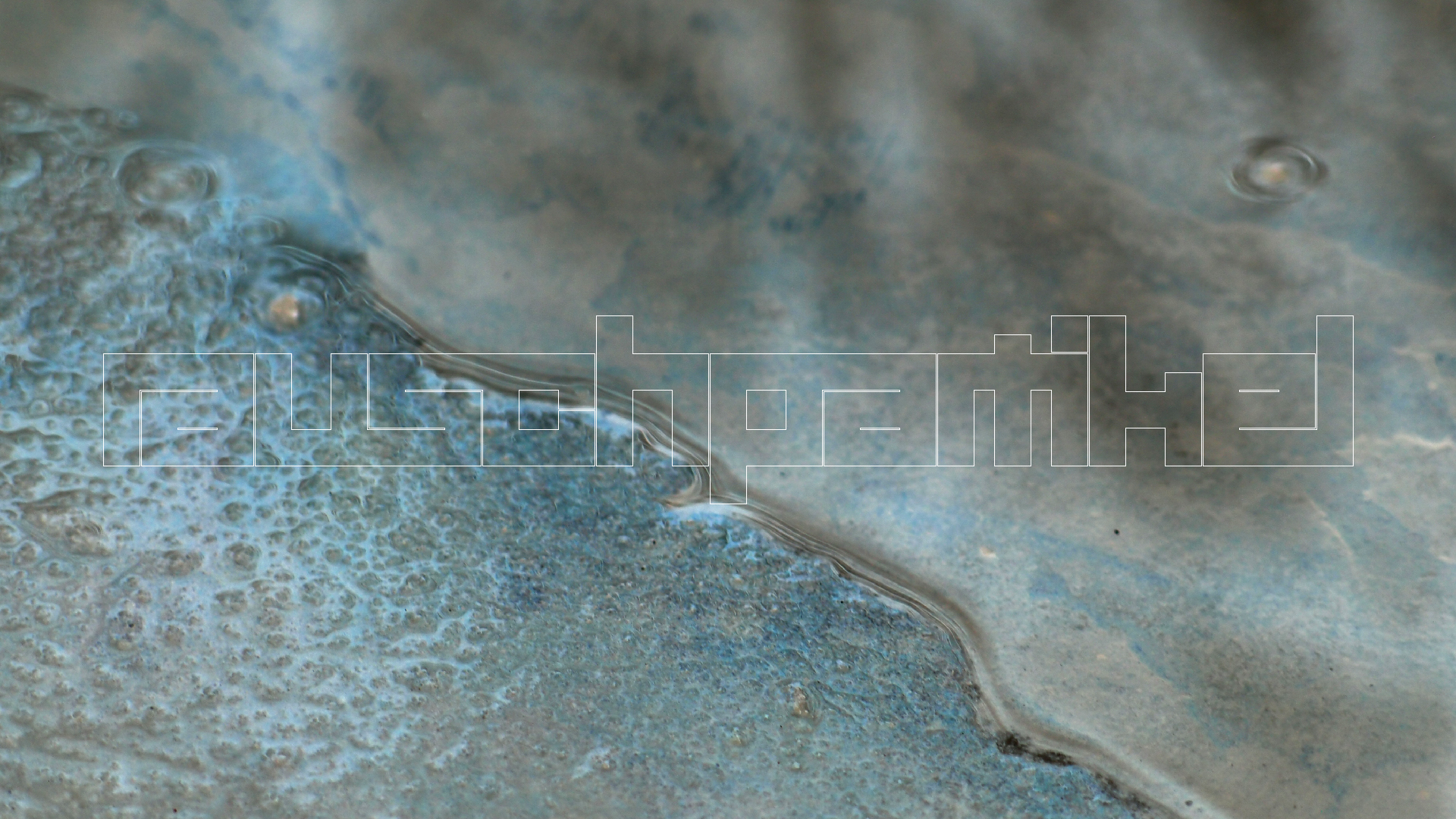 2021-12-09 & 10 Das Kleine Regen Rhythmus Orchester (Schnee auf Alufolie) (Audio, Foto, Typo Grafik)