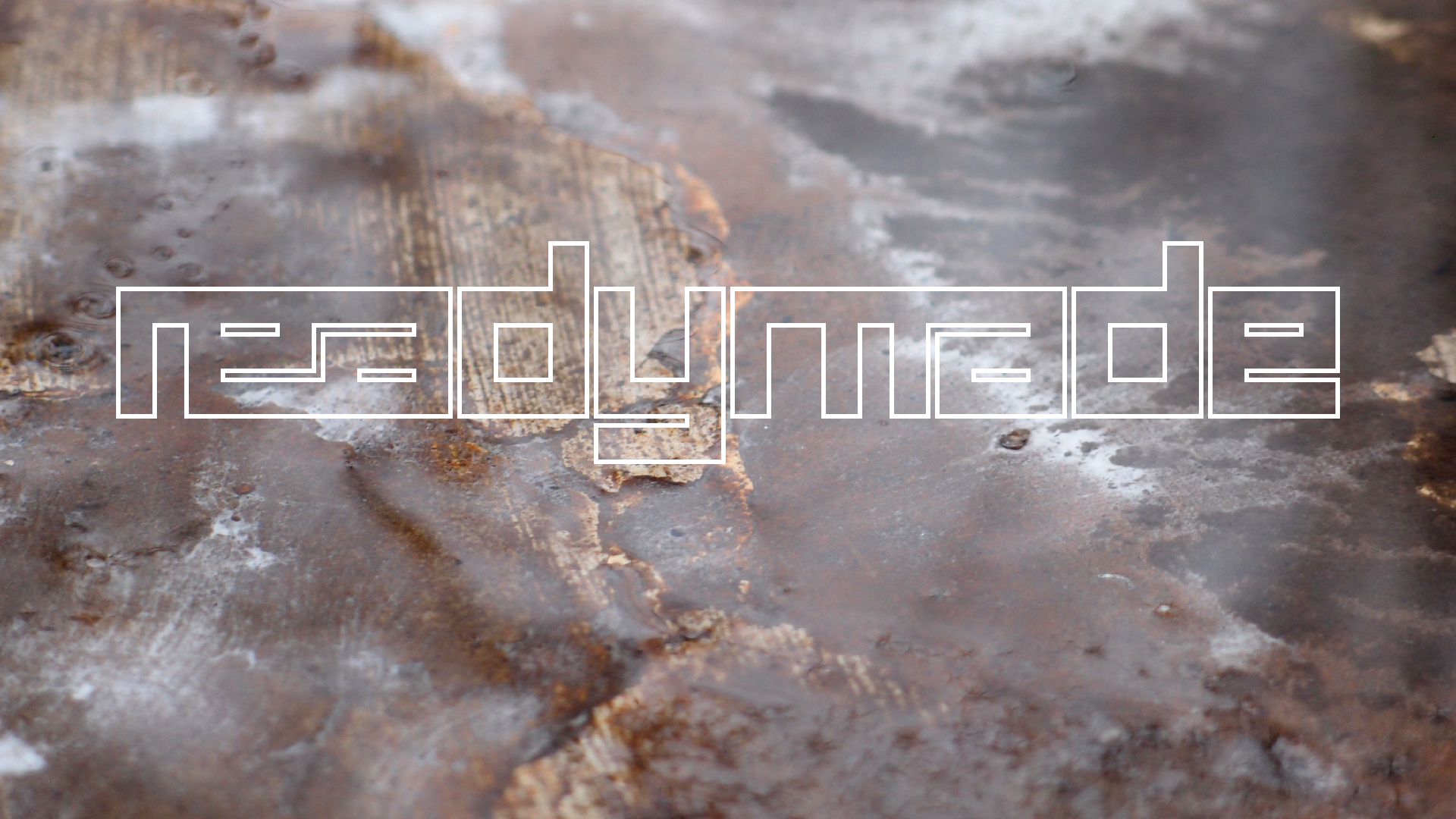 2021-12-09 & 10 Das Kleine Regen Rhythmus Orchester (Schnee auf Alufolie) (Audio, Foto, Typo Grafik)