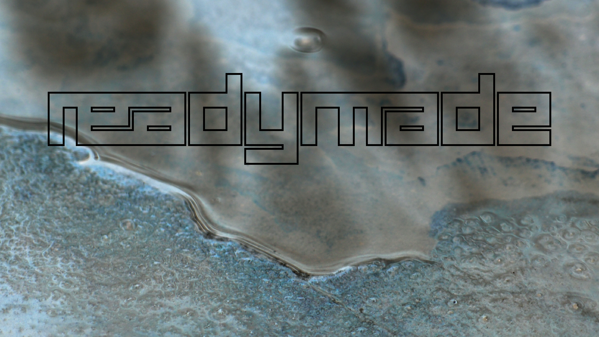 2021-12-09 & 10 Das Kleine Regen Rhythmus Orchester (Schnee auf Alufolie) (Audio, Foto, Typo Grafik)