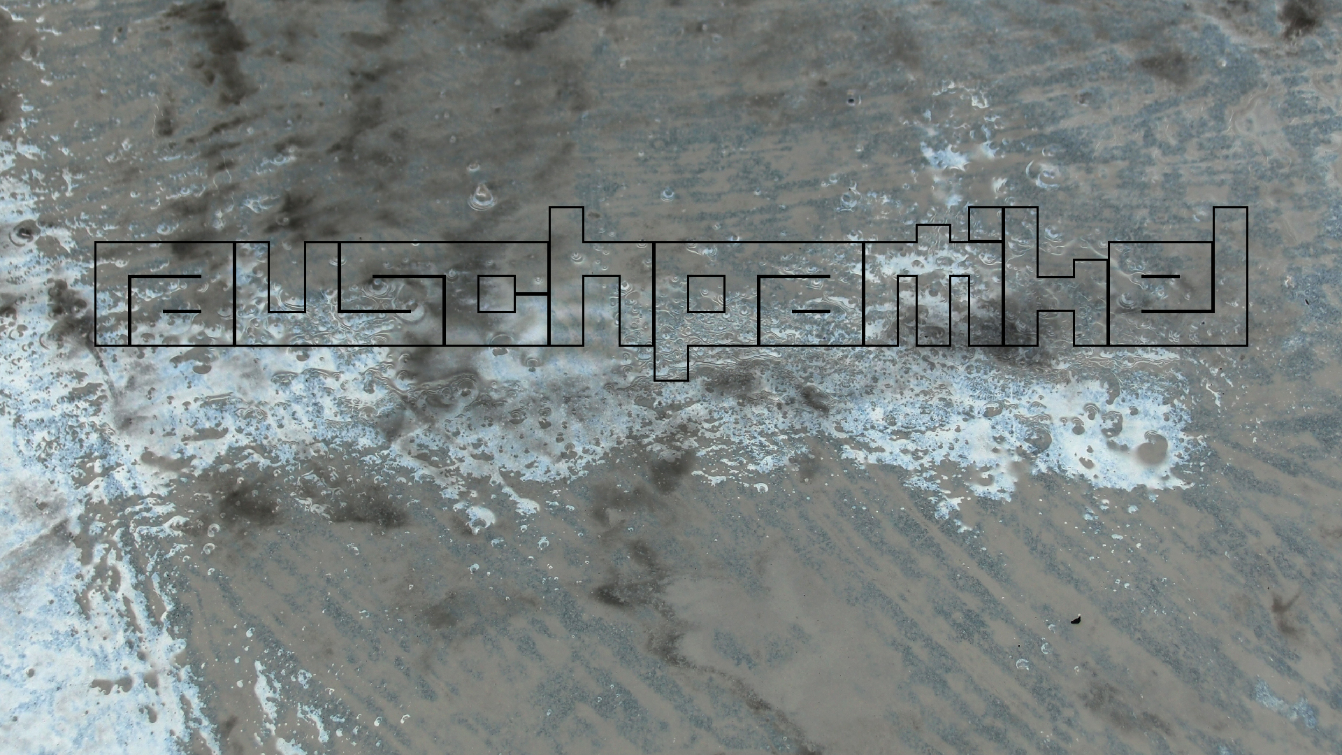 2021-12-09 & 10 Das Kleine Regen Rhythmus Orchester (Schnee auf Alufolie) (Audio, Foto, Typo Grafik)